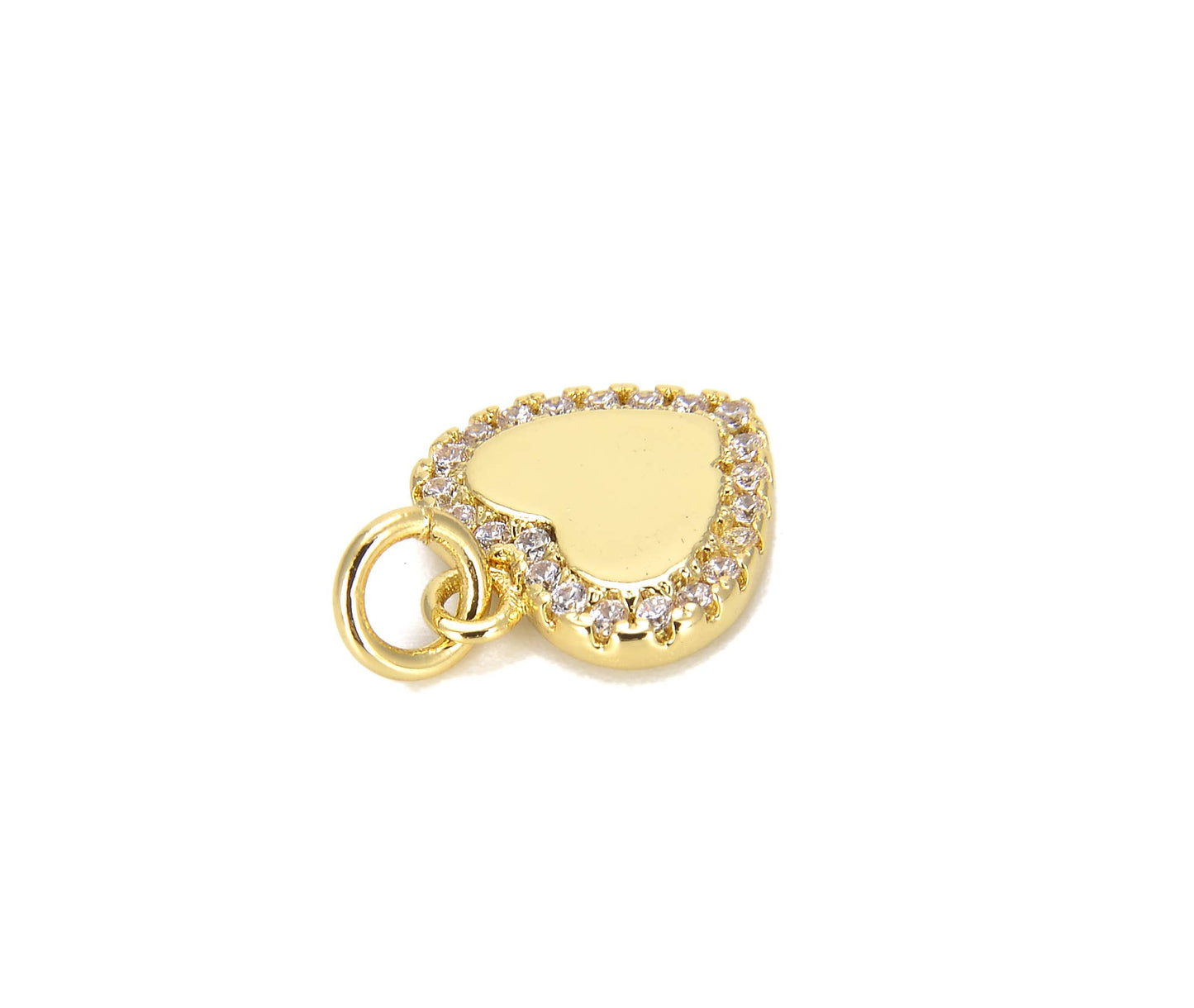 Gold Filled Heart Charm in Gold