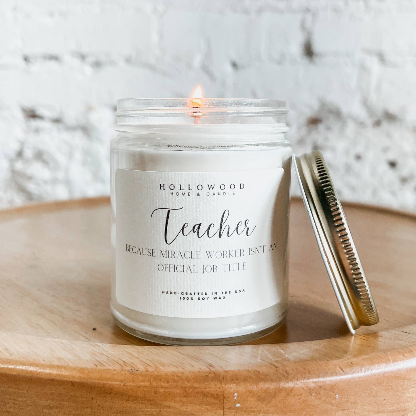 Teacher Appreciation Candle