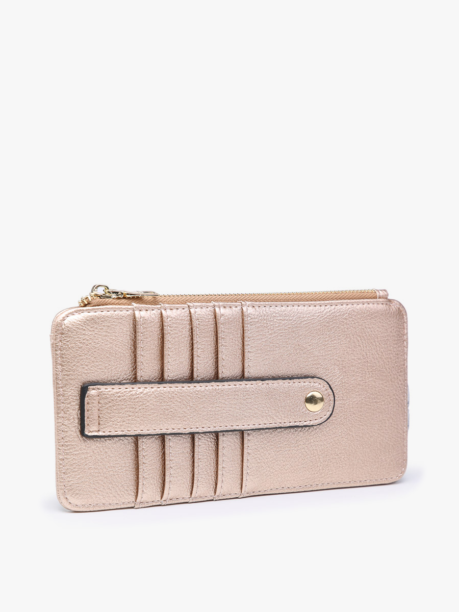 Saige Slim Wallet in Navy