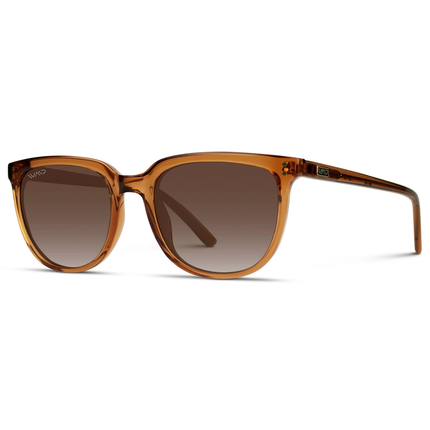 Abner Crystal Brown Gradient Lens Sunglasses