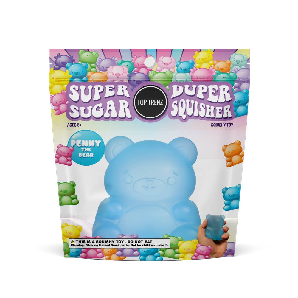 Super Duper Sugar Squisher Bear Toy