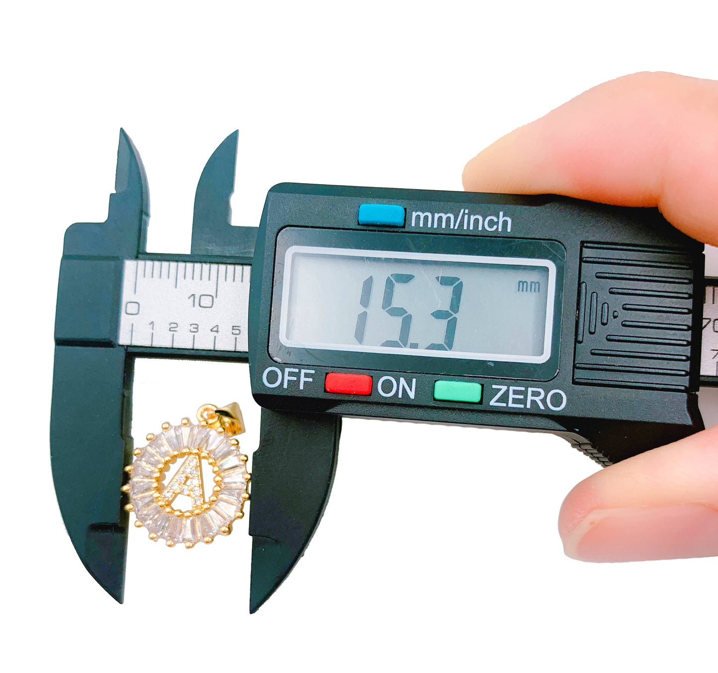 Gold Filled Initial Letter Charms in Gold