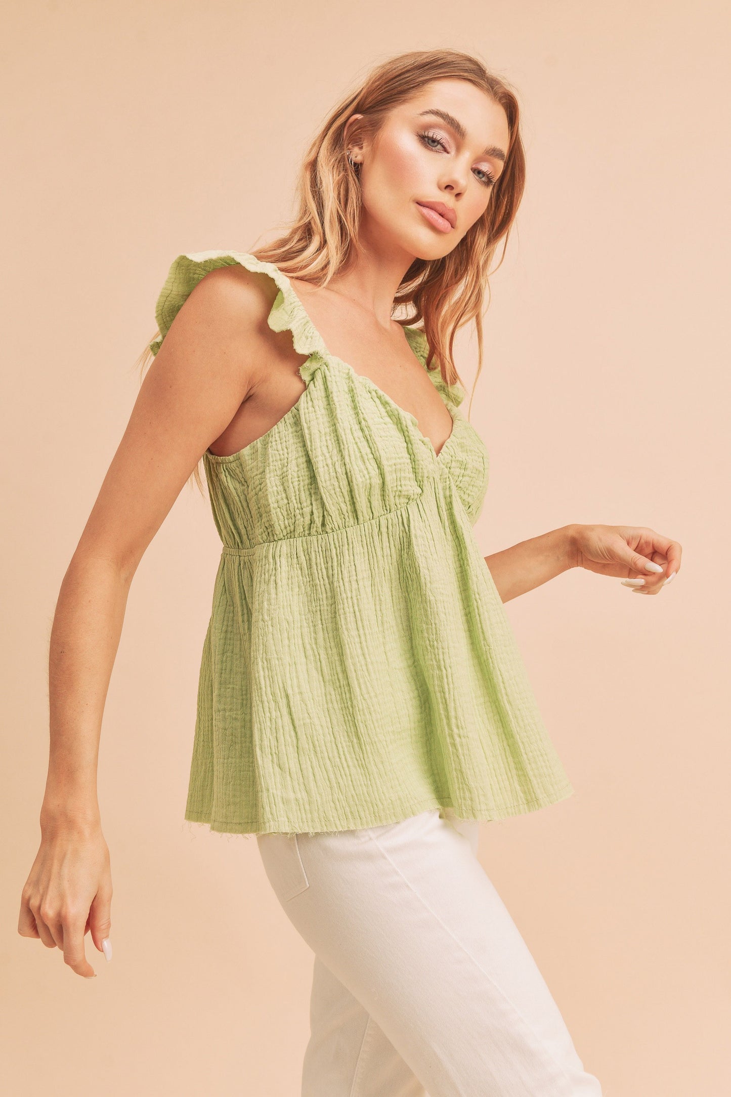Trixie Apple Green Top