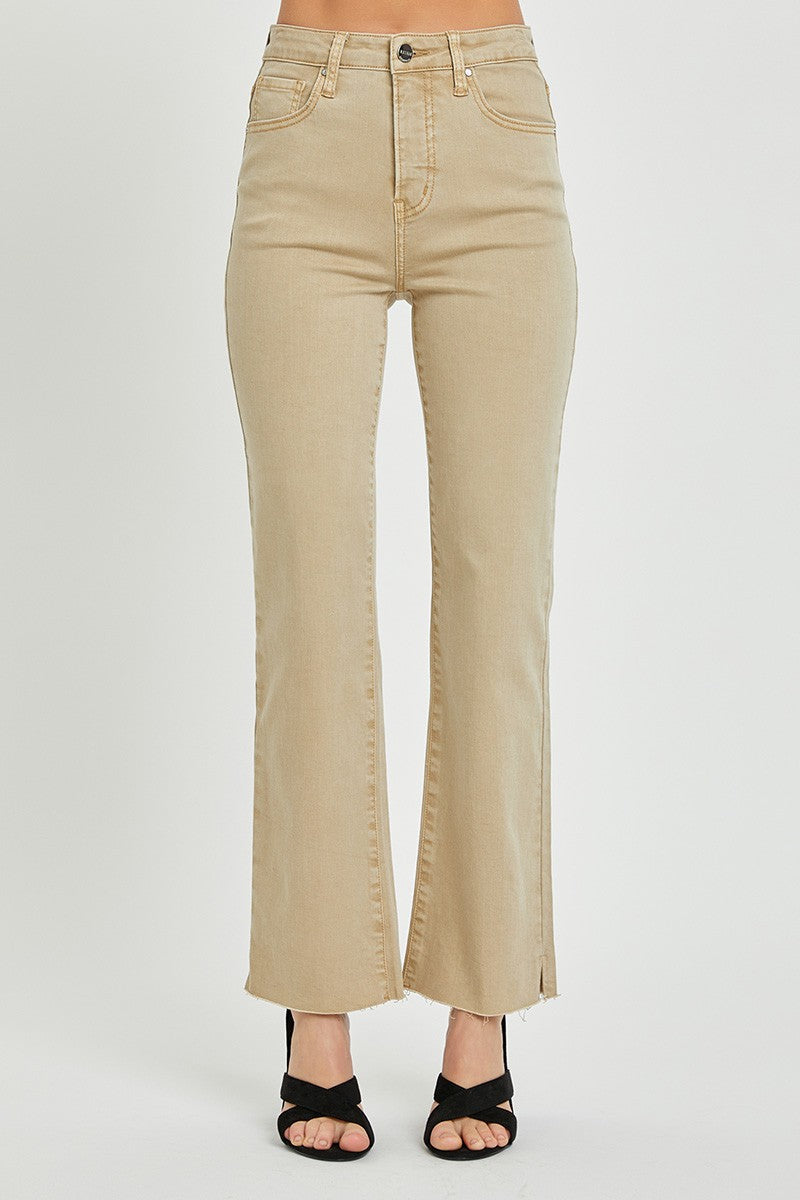Kaylyn High Rise Tummy Control Raw Hem in Plus Size