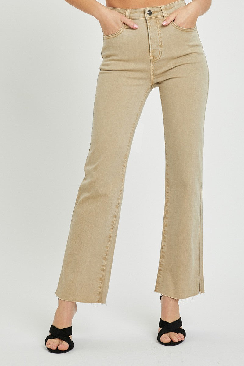 Kaylyn High Rise Tummy Control Raw Hem in Plus Size