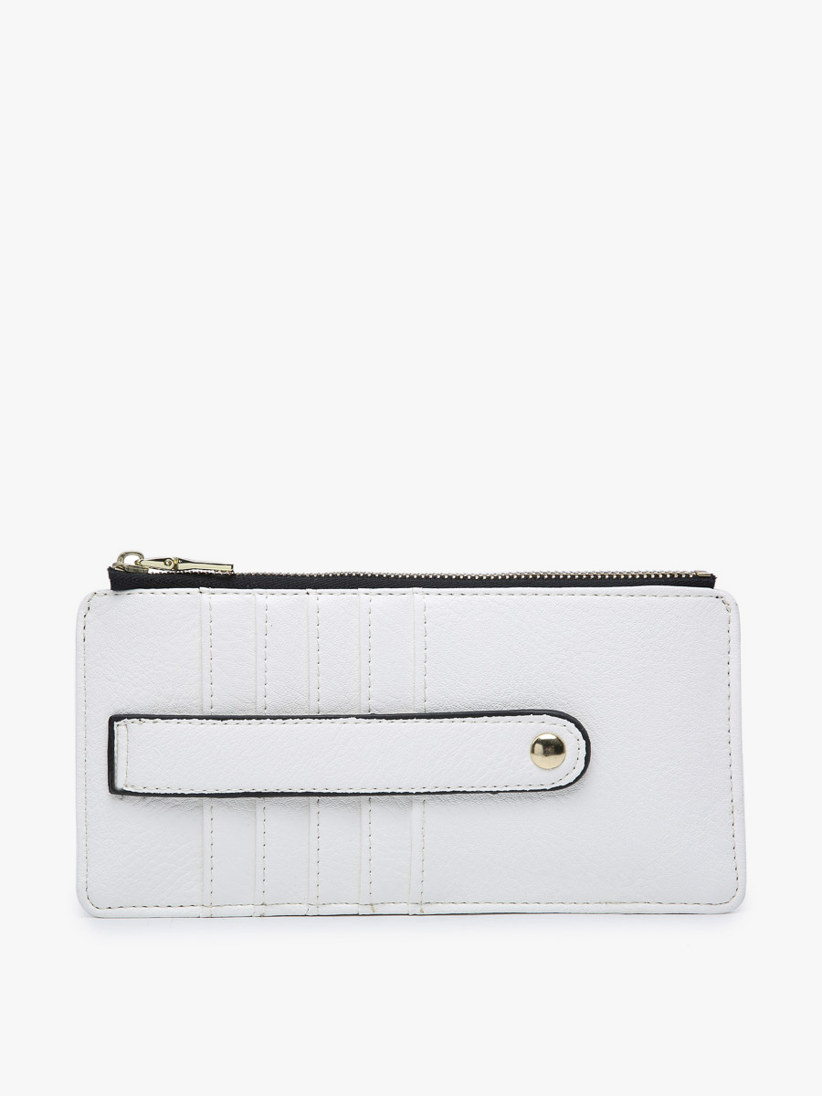 Saige Slim Wallet in Brown