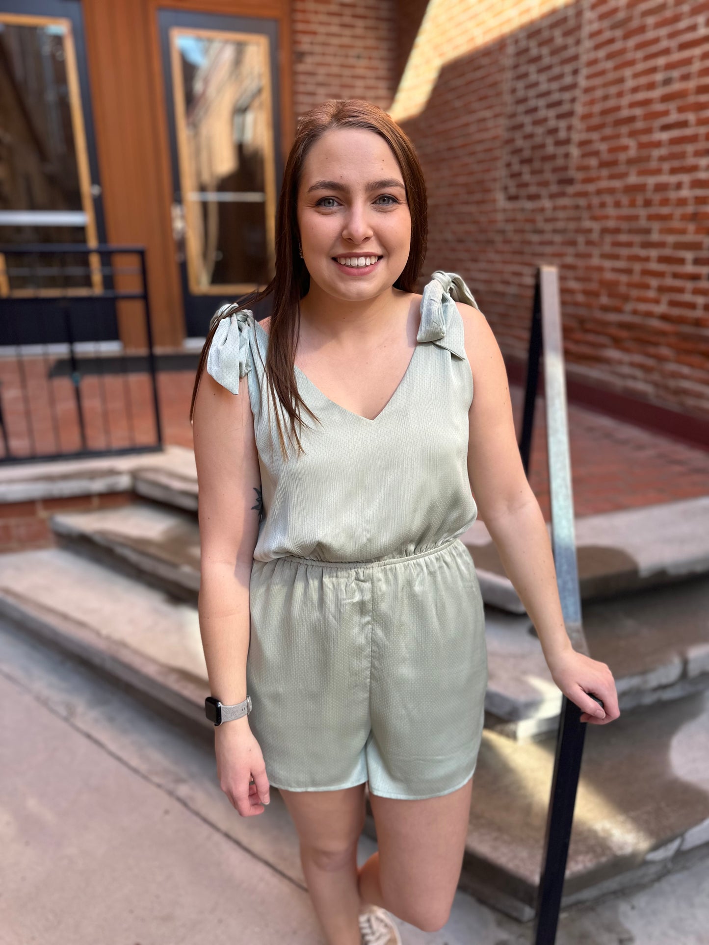 Marien Romper in Green