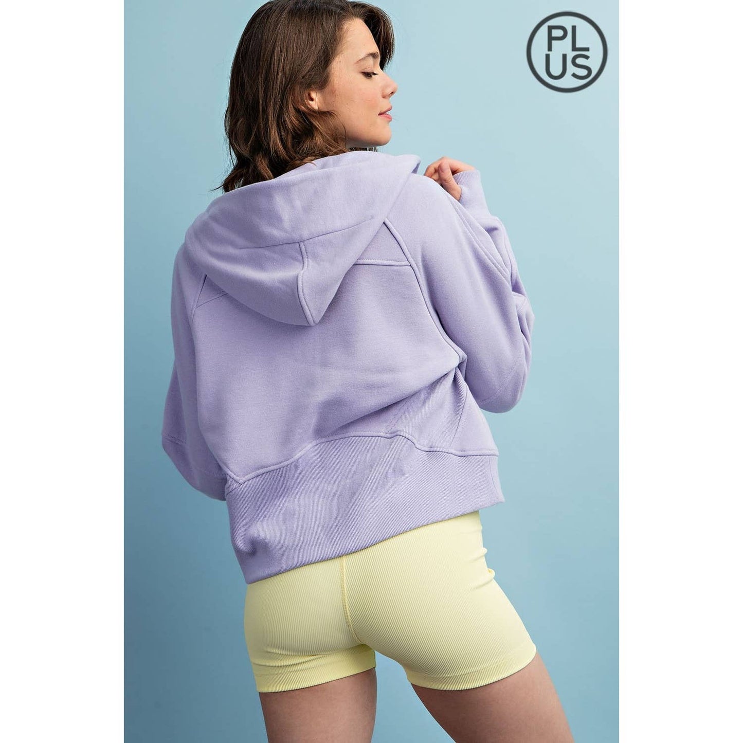 Drea Hoodie in Heather Grey in Plus