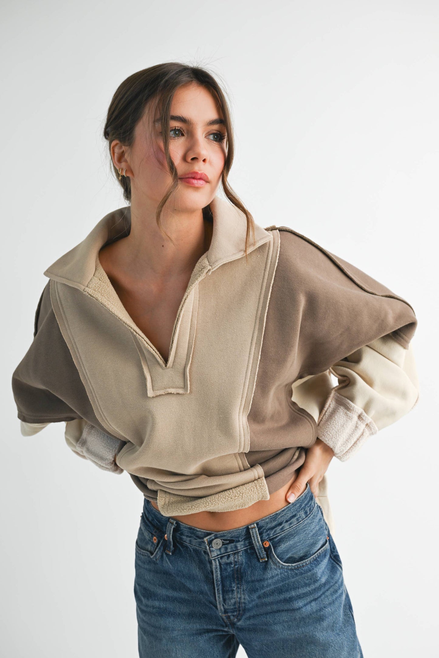 Lallie Sweatshirt in Oat
