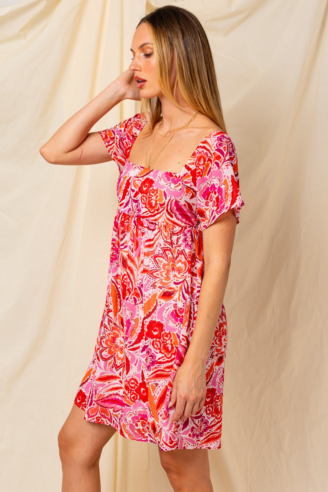 Elle Square Neck Dress
