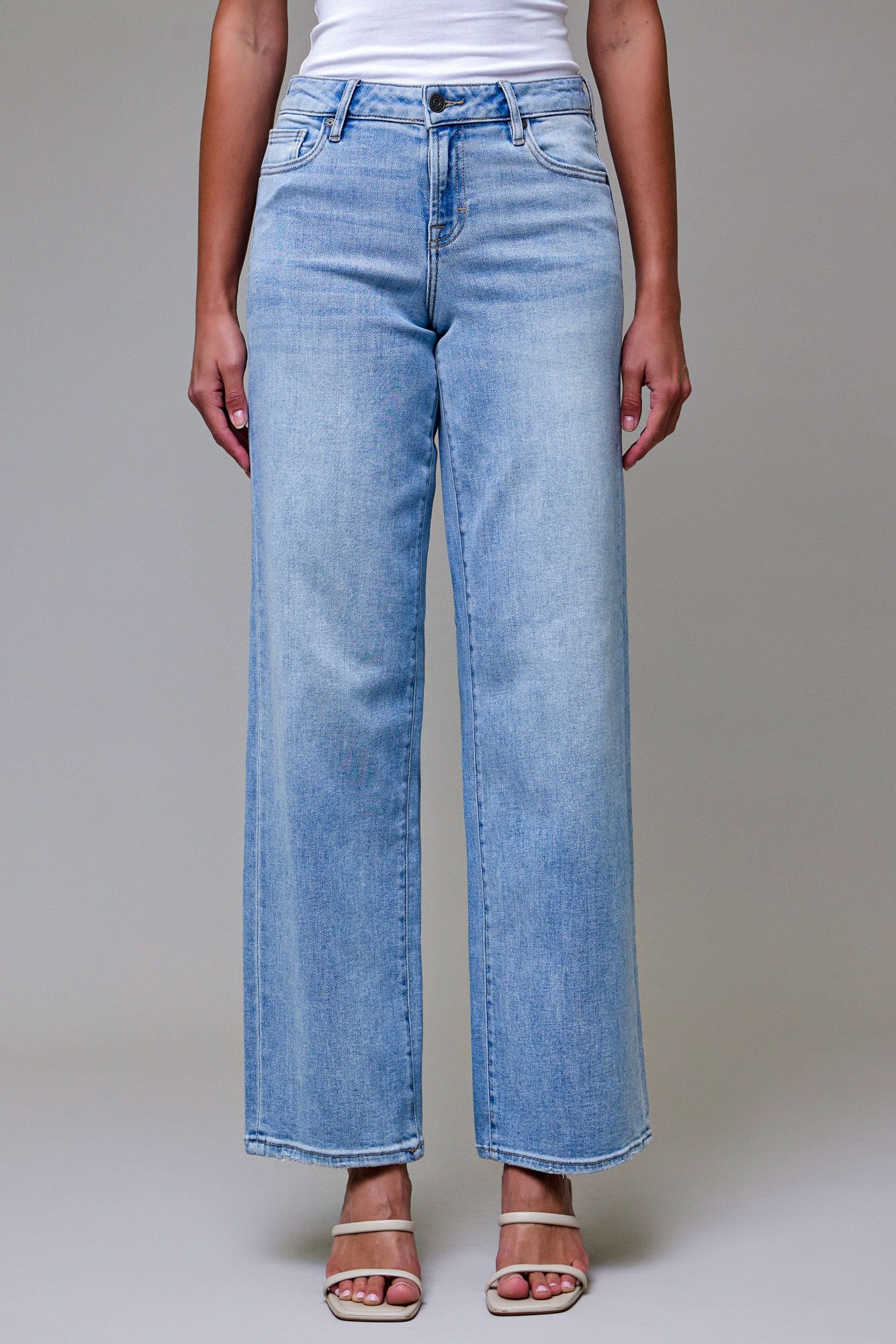 Light Wash Clean Low Rise Dad Jean