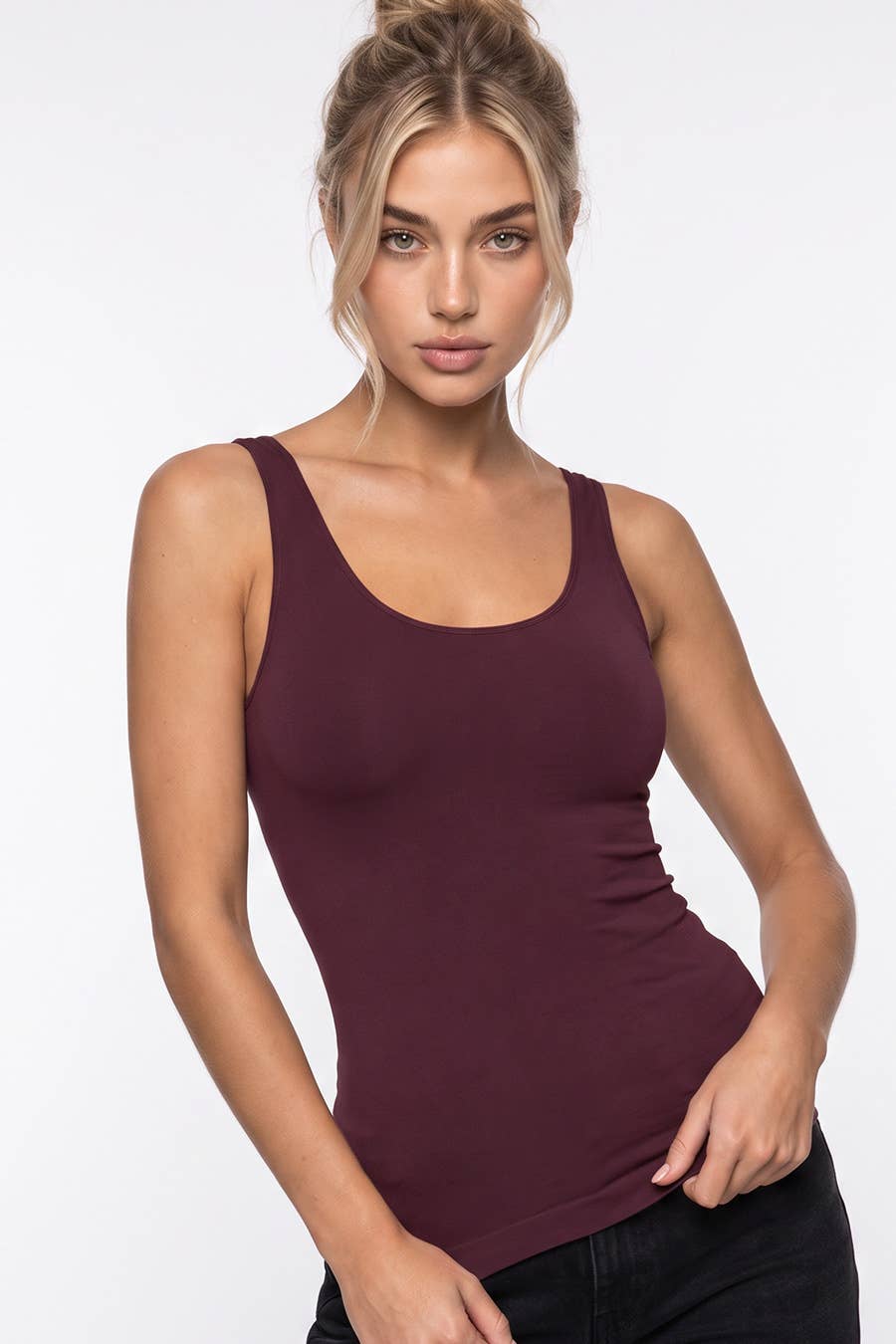 Chloe Raisin Short Length Tank