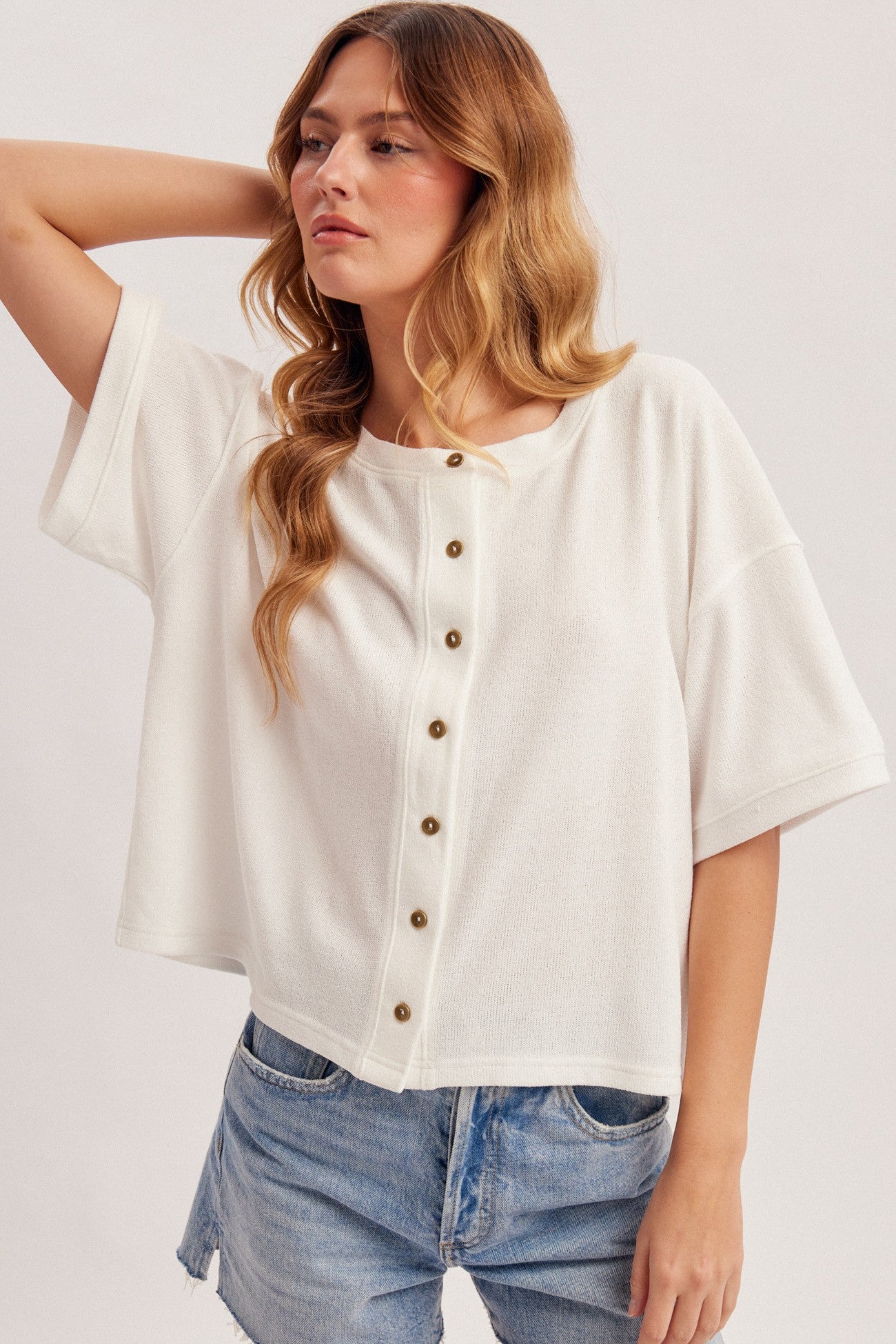 Torrie Crew Button Up
