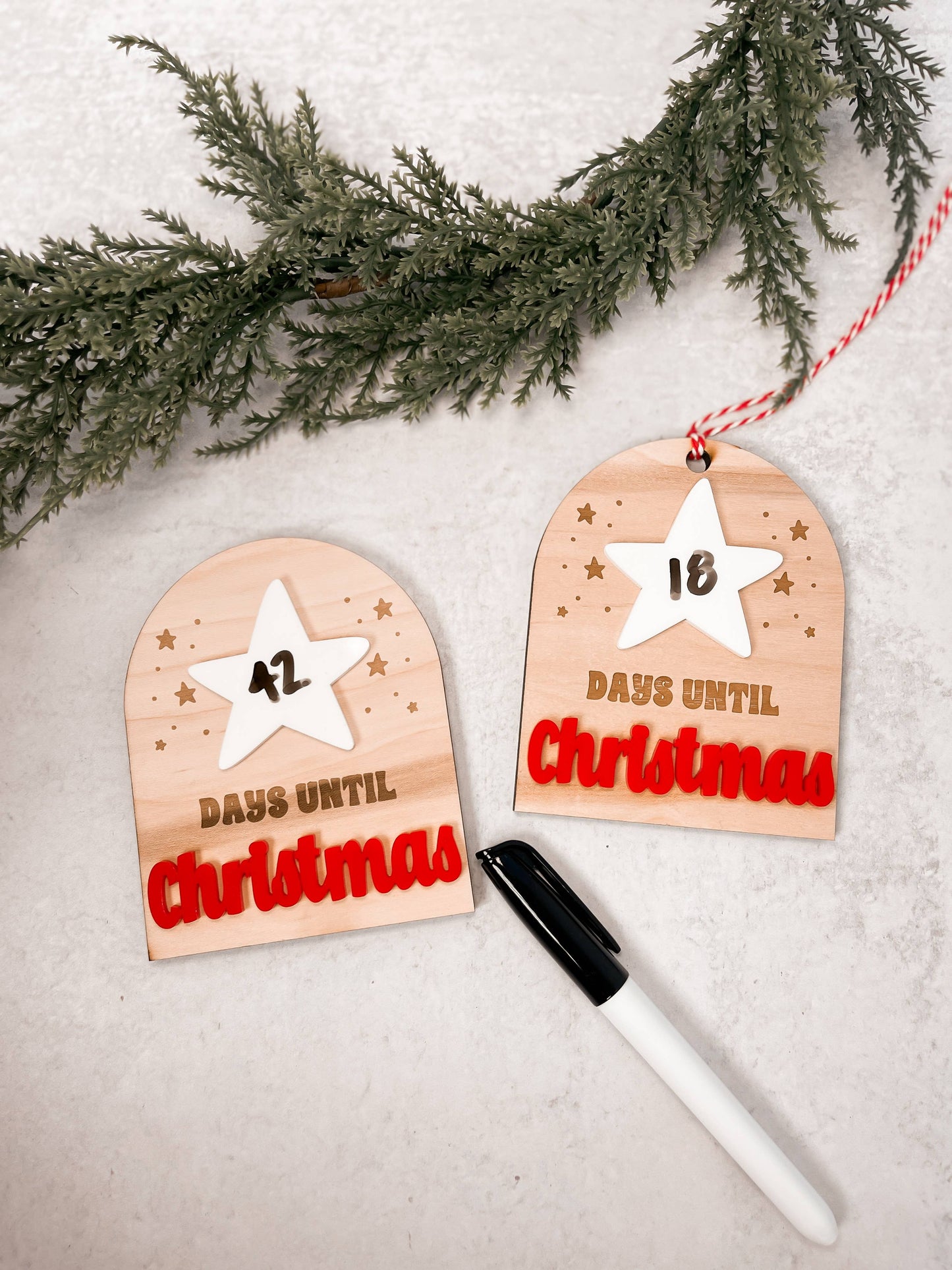 Mini Whiteboard Days Until Christmas: Magnet