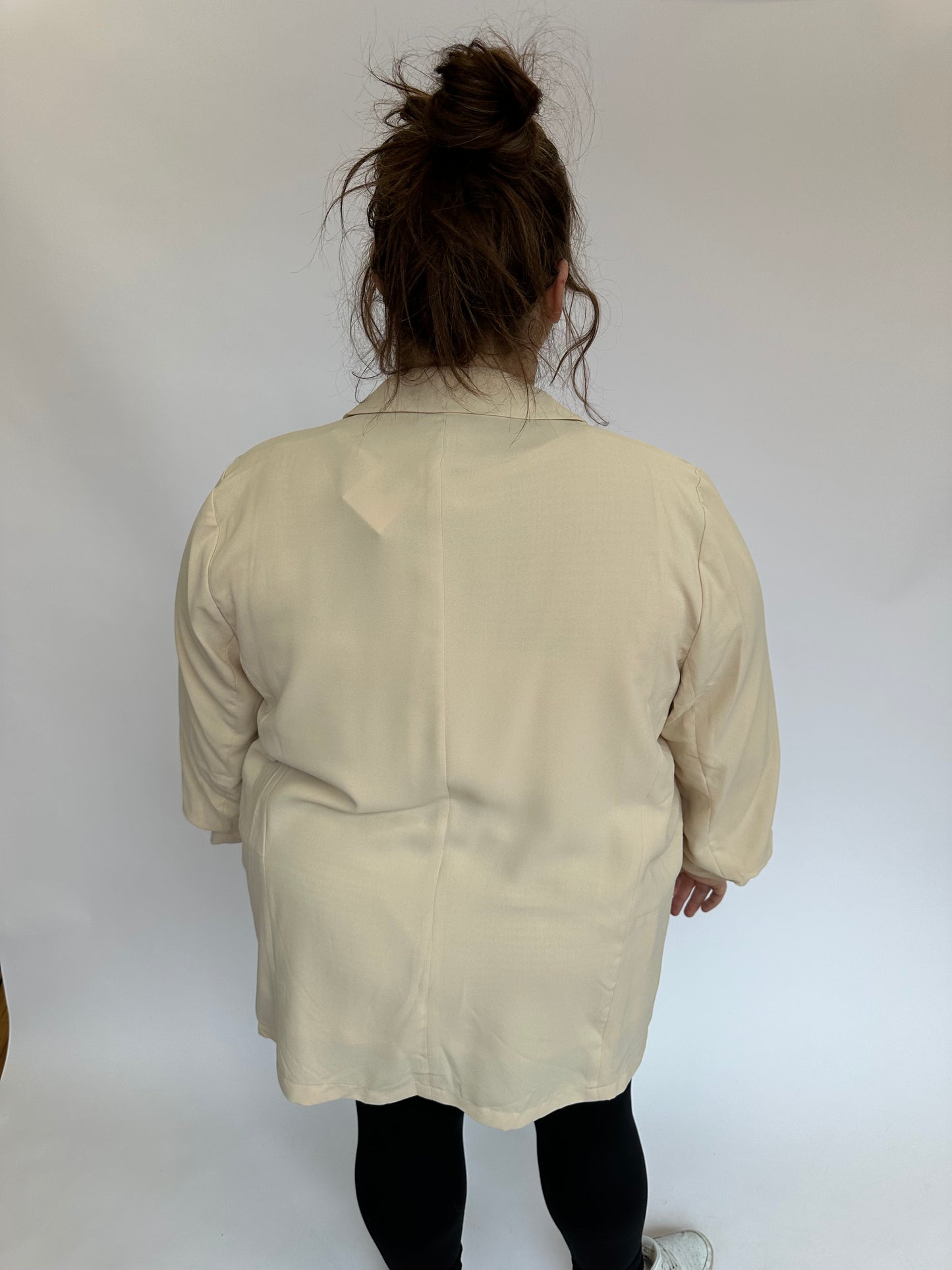 Doris Blazer in Tan in Plus