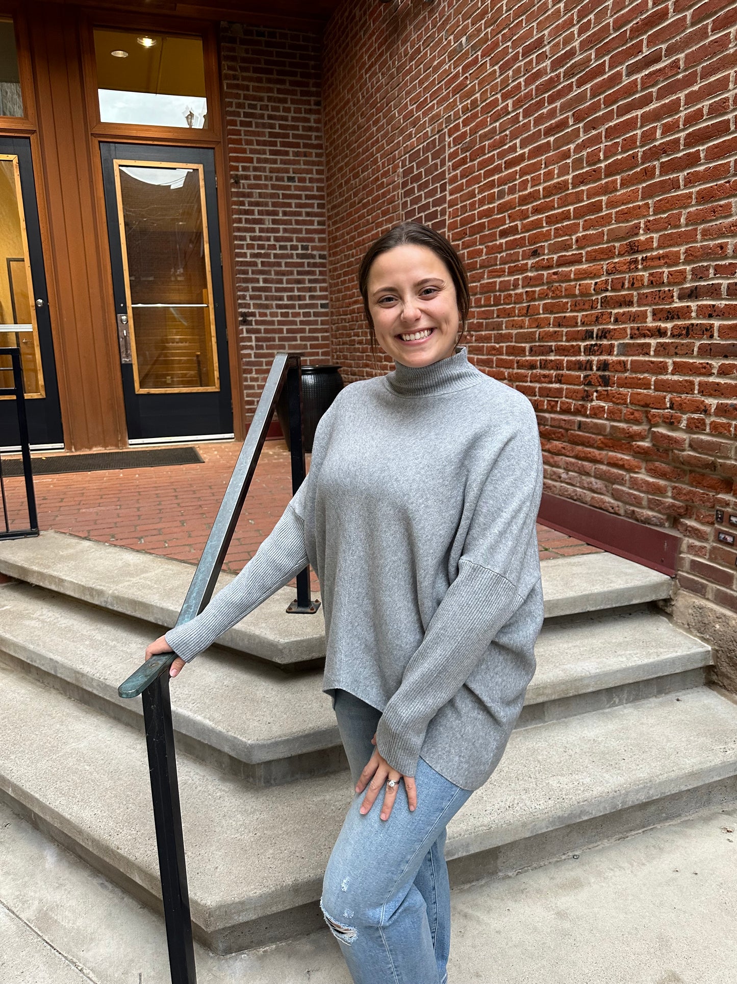 Josie Turtle Neck Long Sleeve Sweater