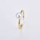 White Pearl Ring Adjustable