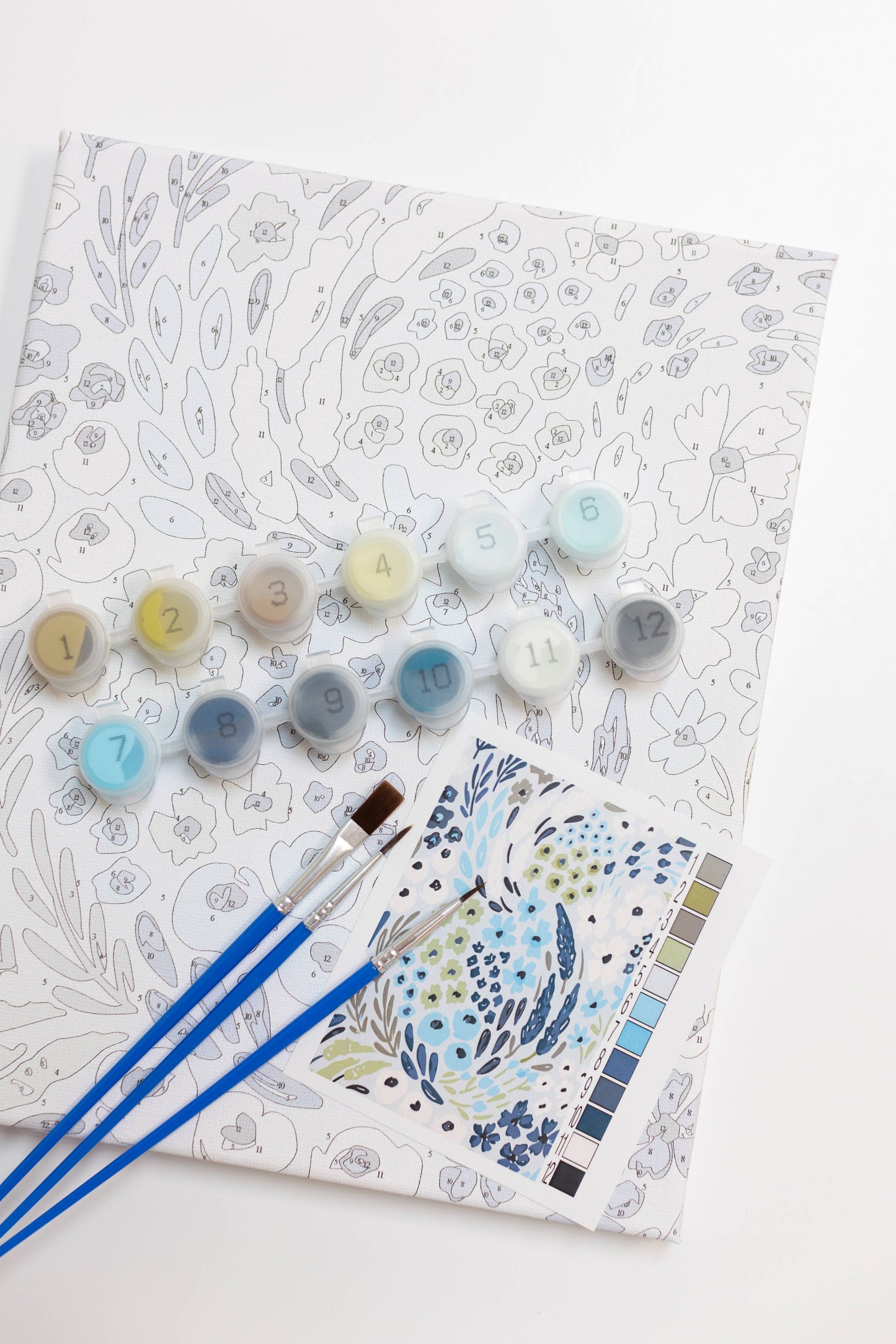 Waterfall Floral Paint By Number Kit