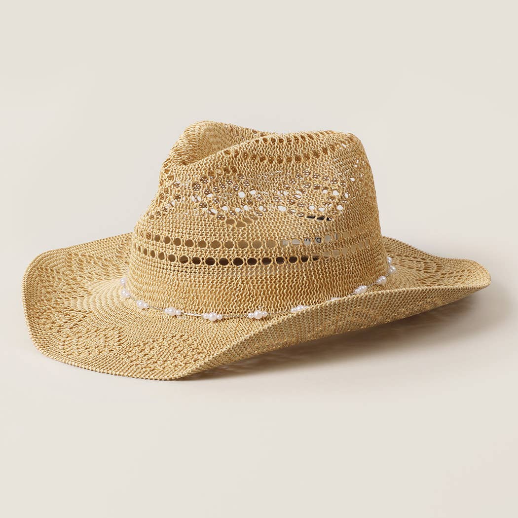 Eco-Friendly Straw Panama Adjustable Sun Light Brown