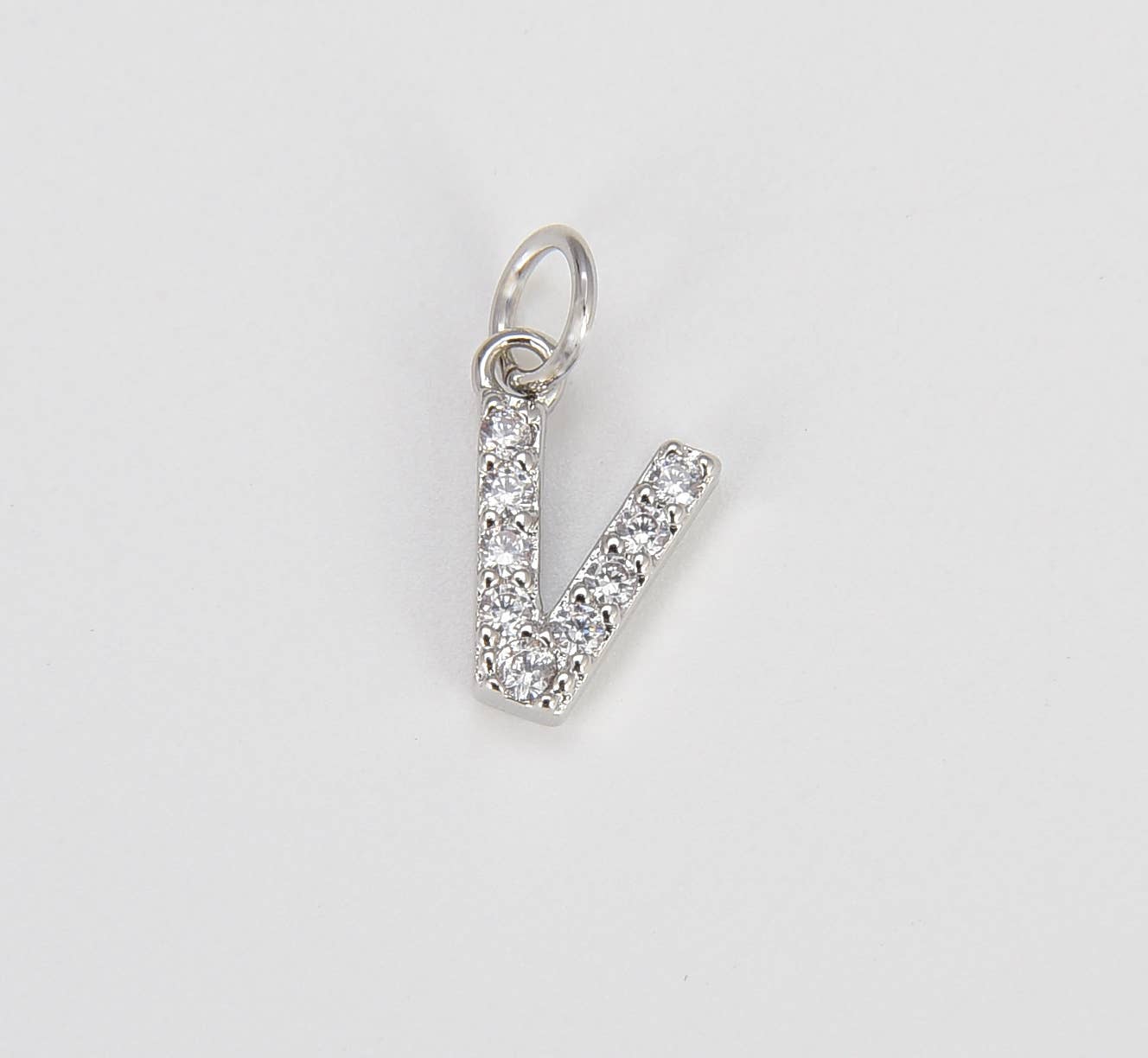 Silver Initial Charms A-Z