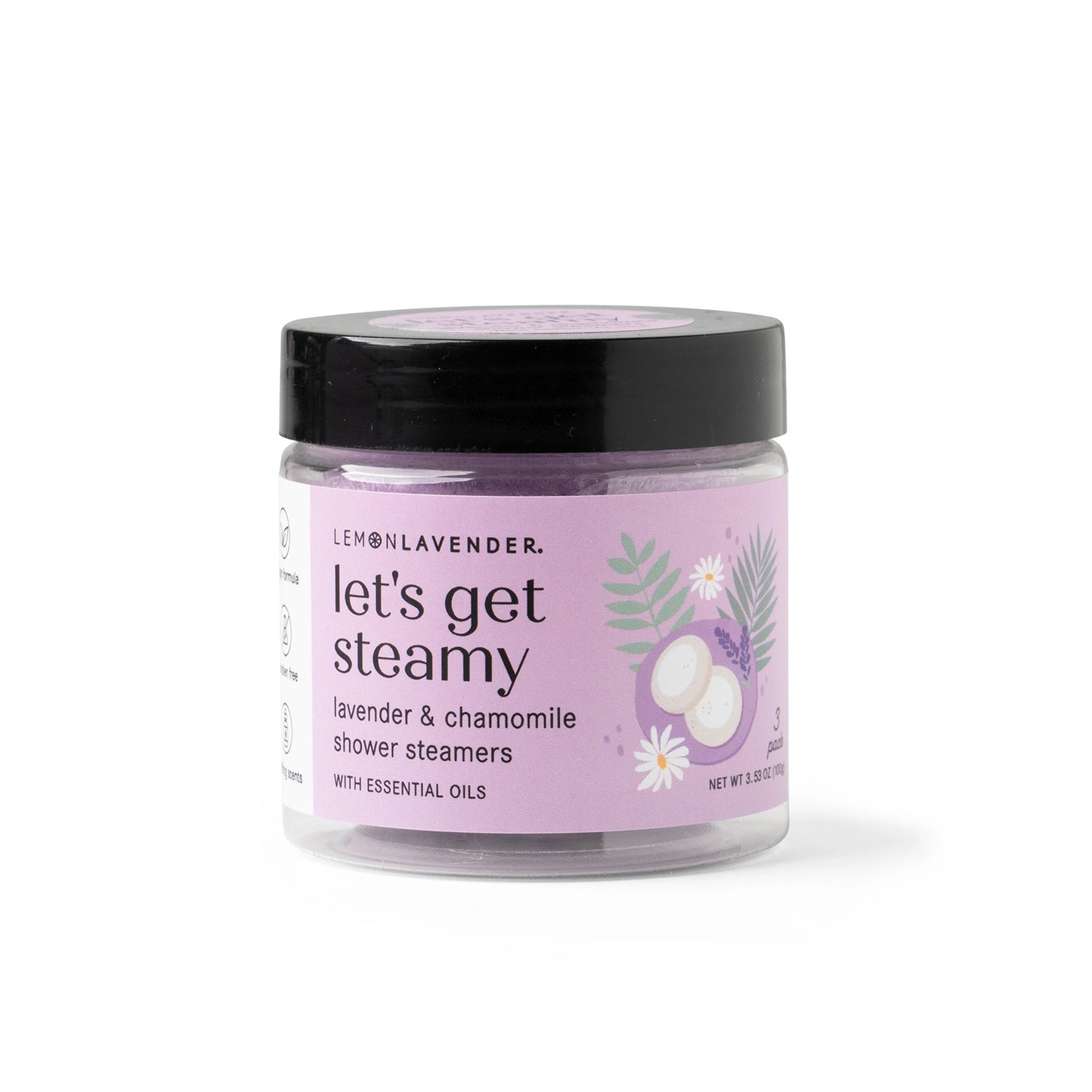 Lemon Lavender Shower Bombs - 3 Pack