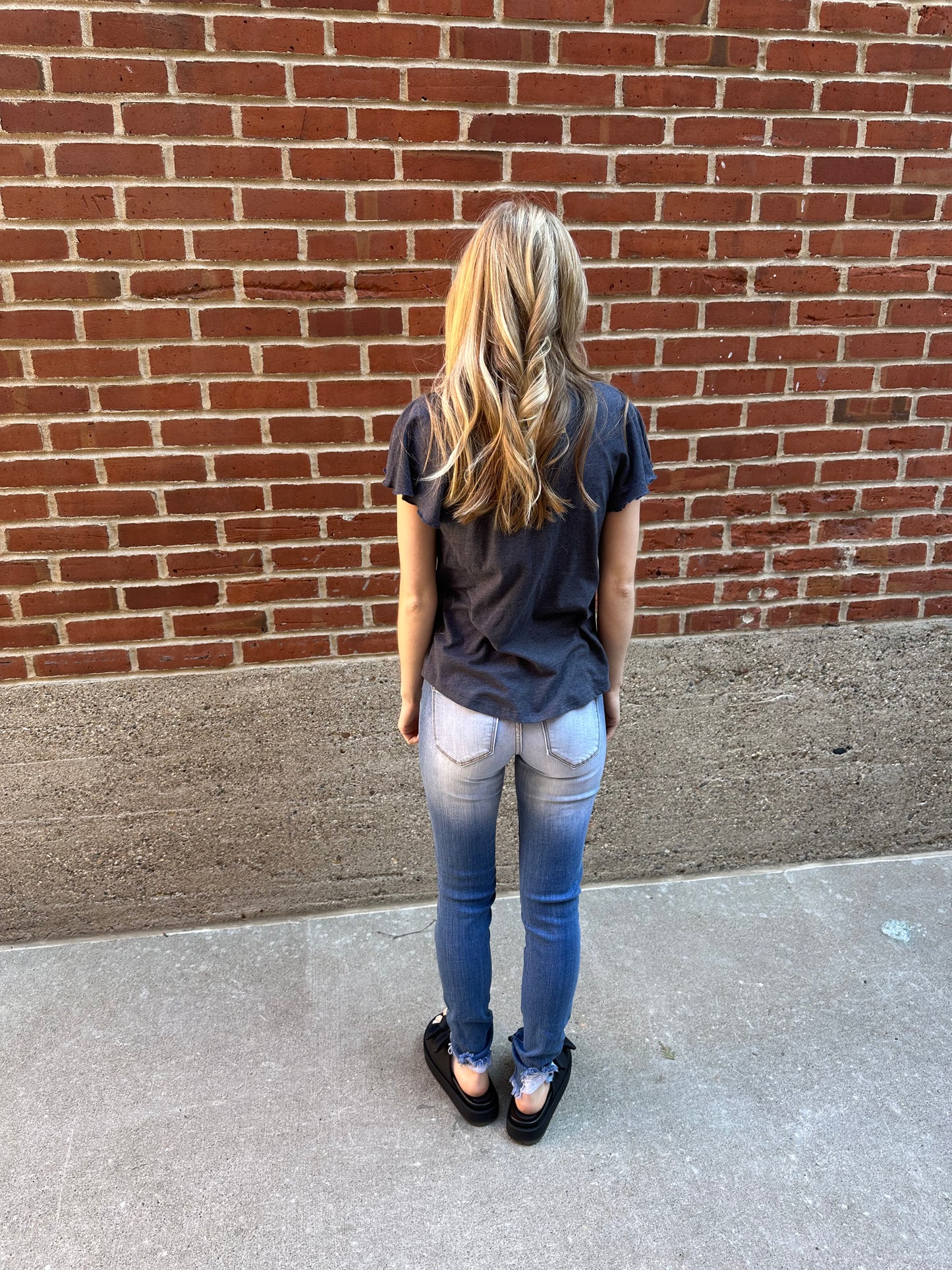 Abby Flutter Tee in SuperNova