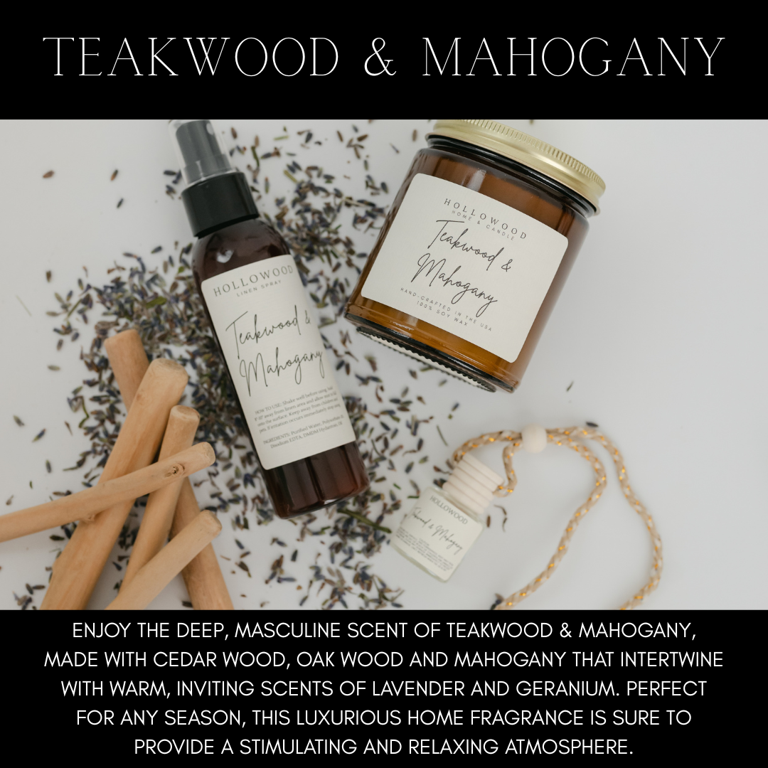 Teakwood & Mahogany Car Diffuser