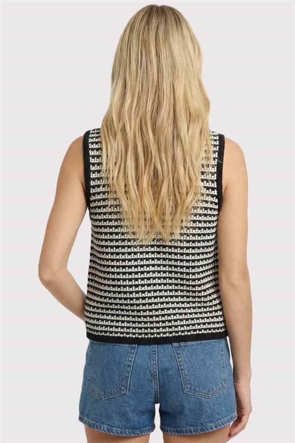 Meghan Bow Tied Sweater Vest
