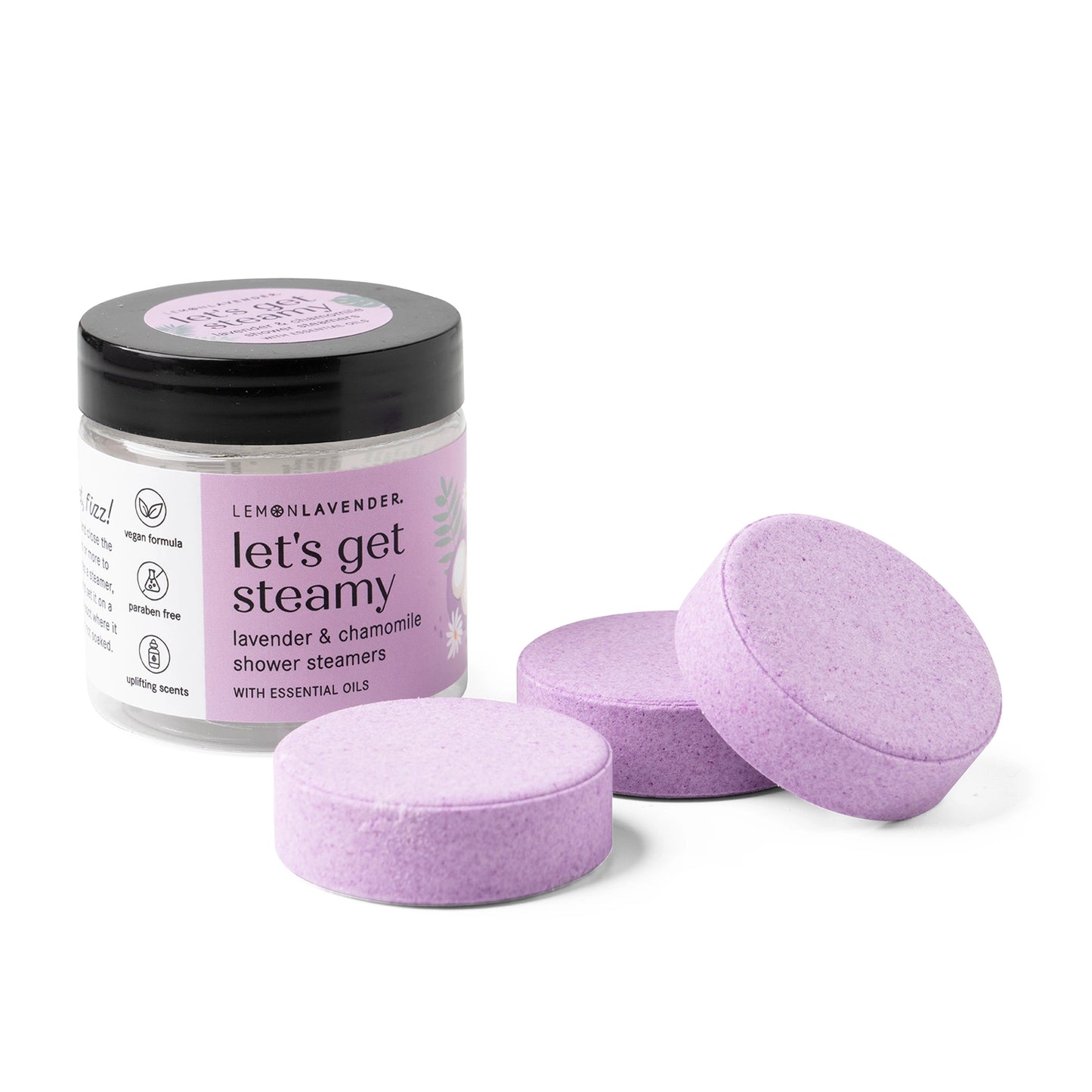 Lemon Lavender Shower Bombs - 3 Pack