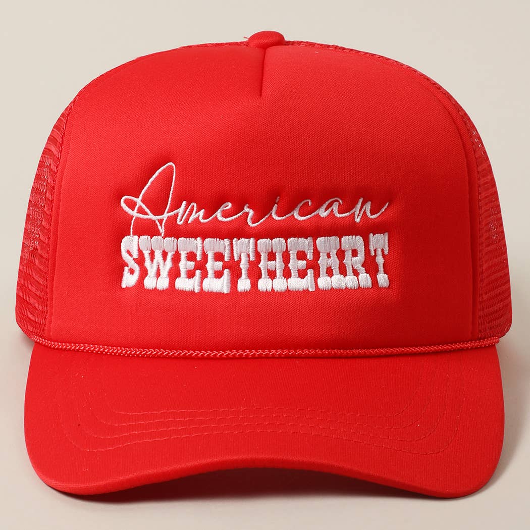 American Sweetheart Trucker Hat