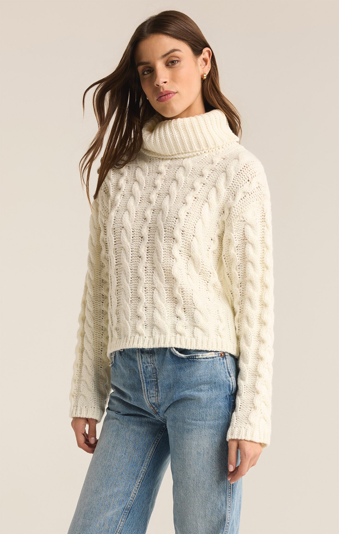 Tied To You Sweater in Sea Salt