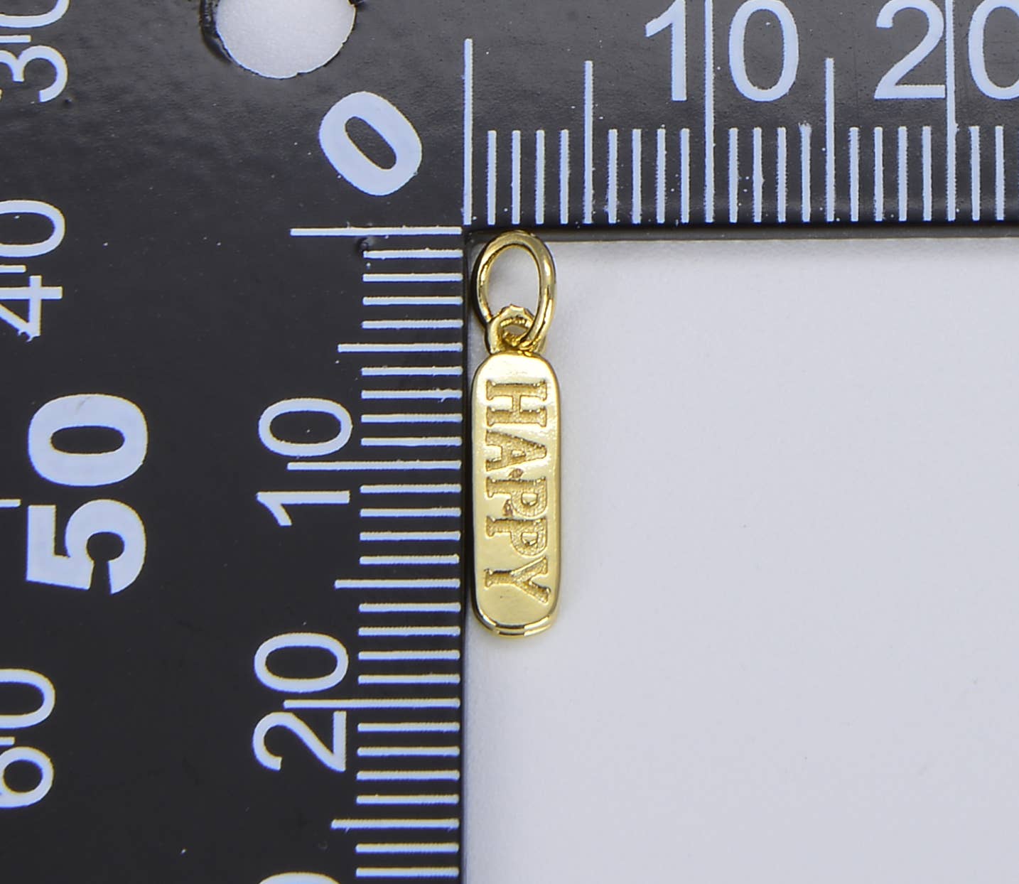 Gold Filled Pill Bar Pendant Mom