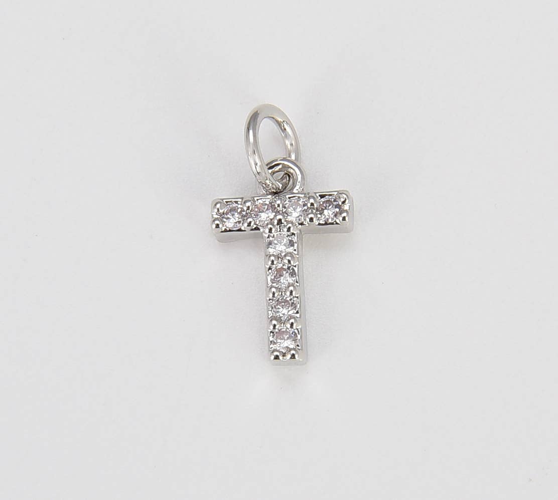 Silver Initial Charms A-Z