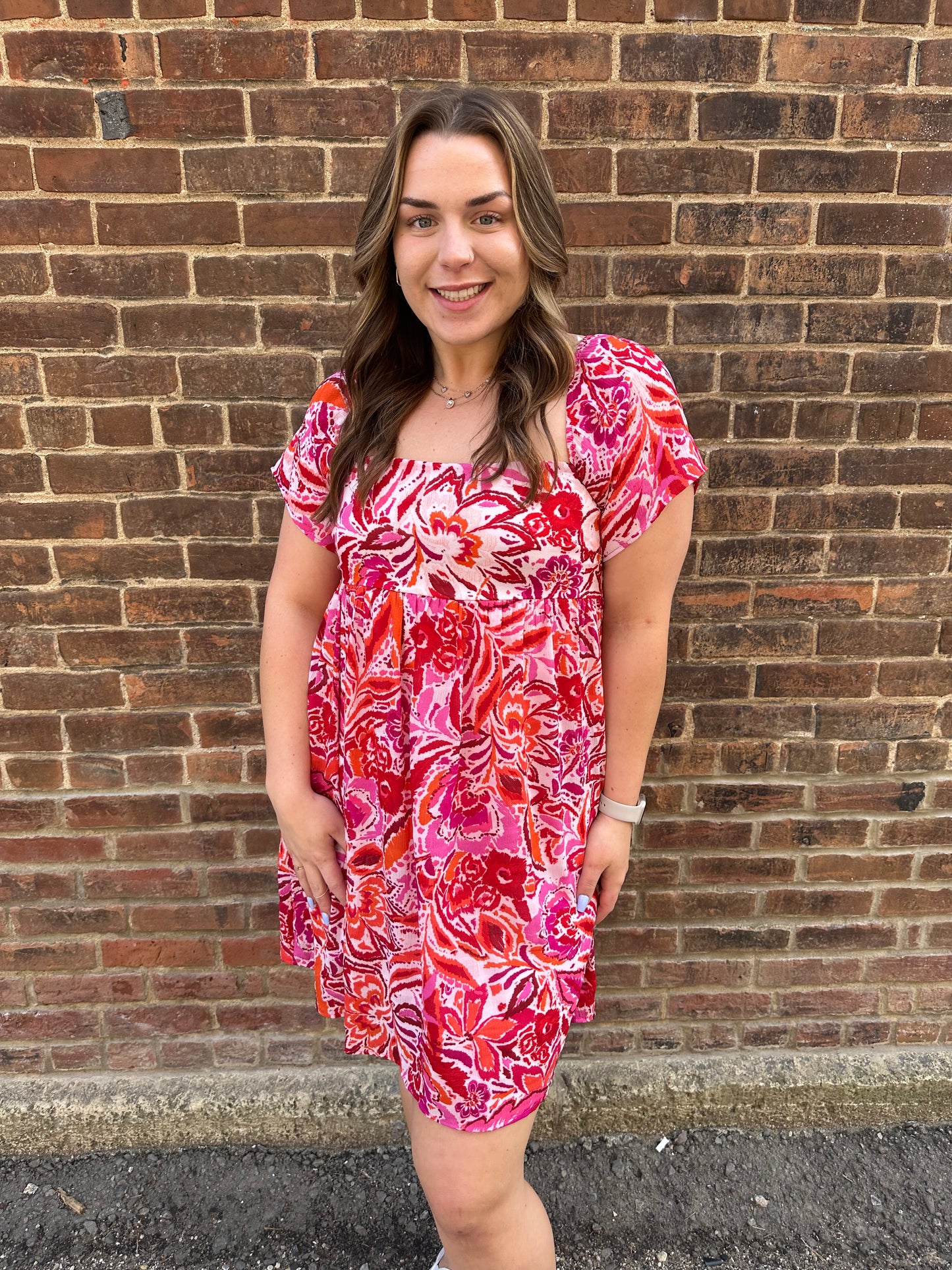 Elle Square Neck Dress