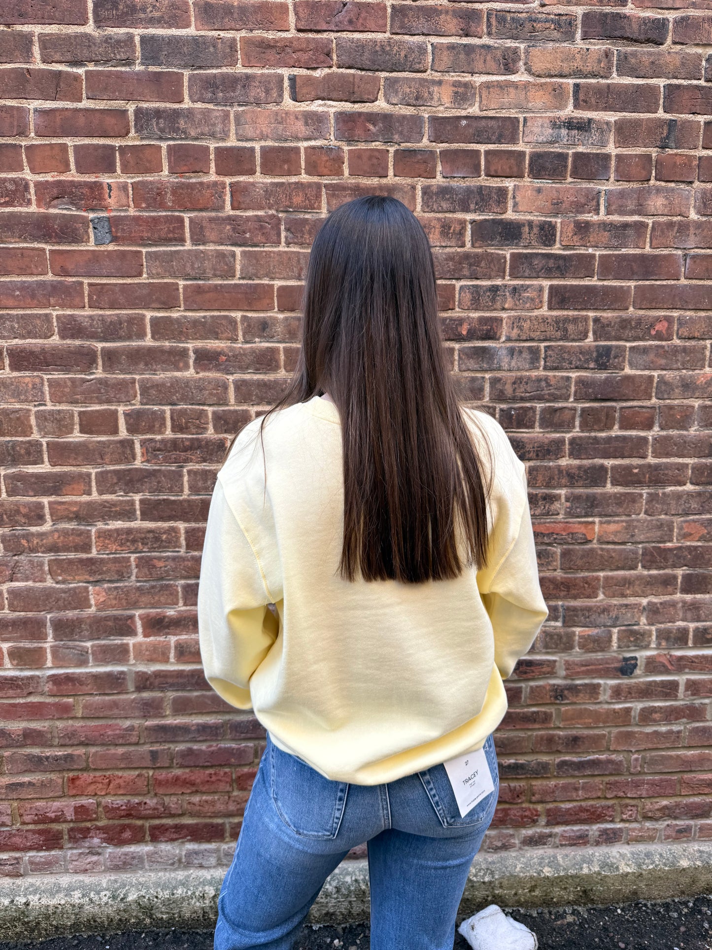 Classic Boyfriend Sweatshirt in Butter Yellow