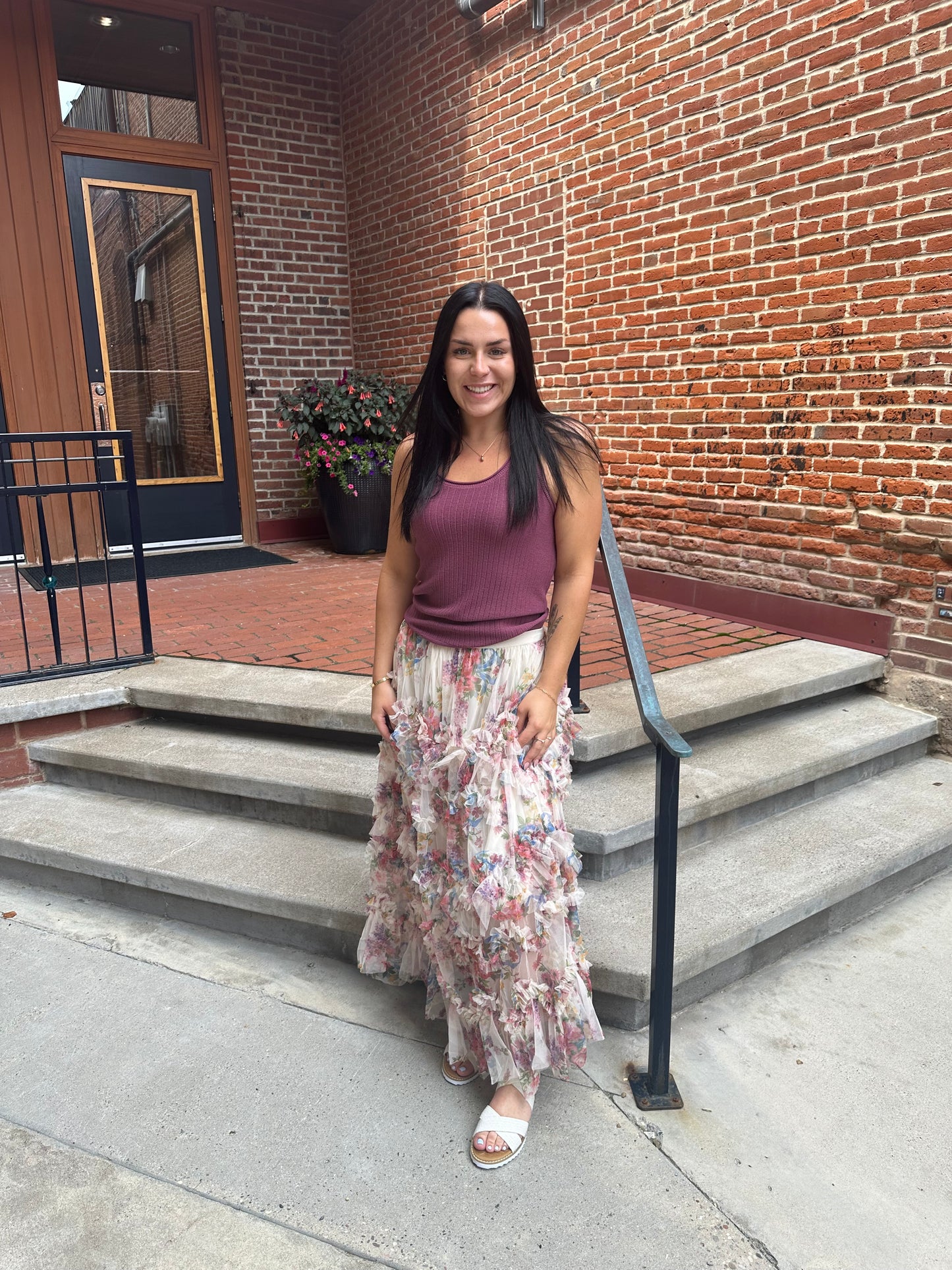 Bayley Plum Sweater Tank