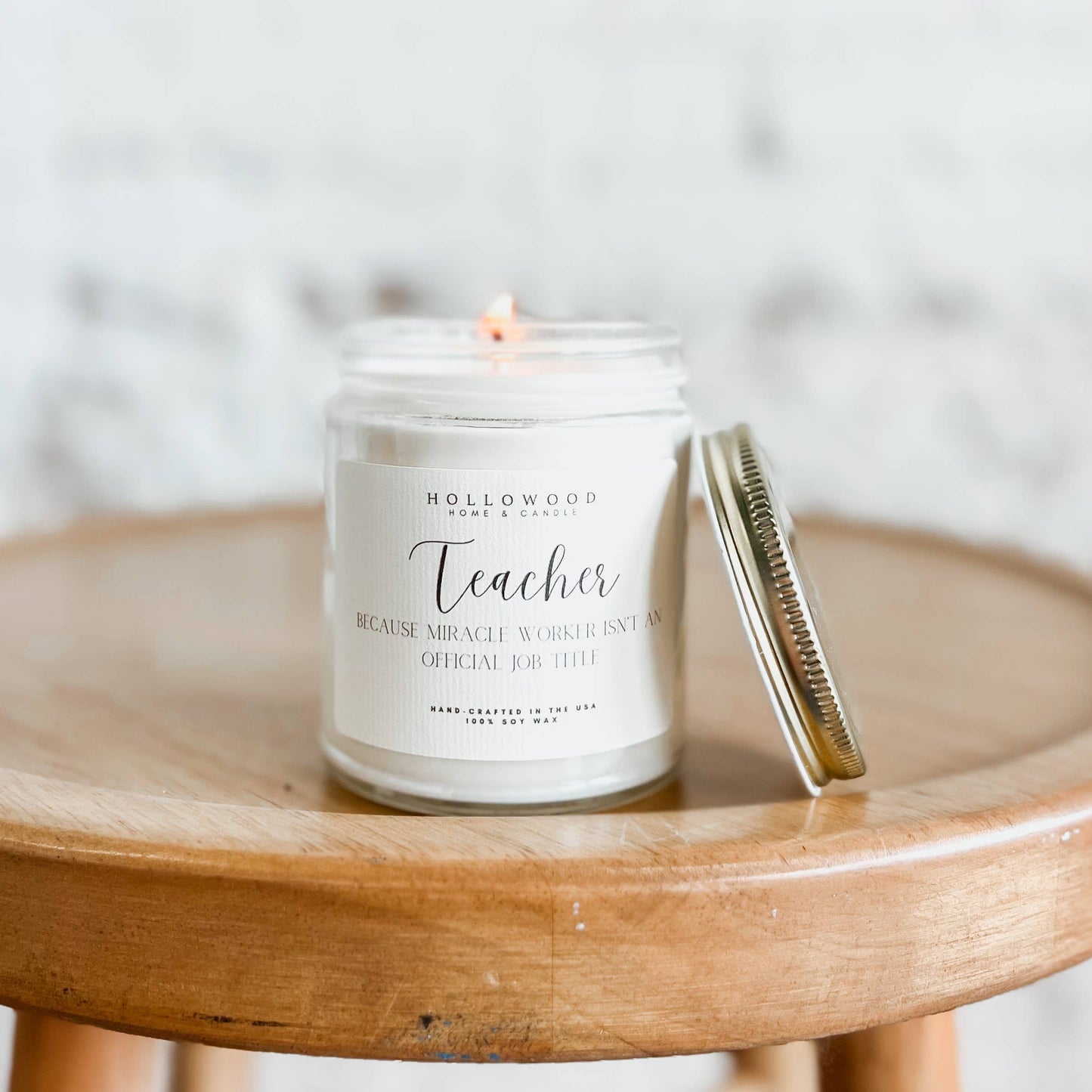 Teacher Appreciation Candle