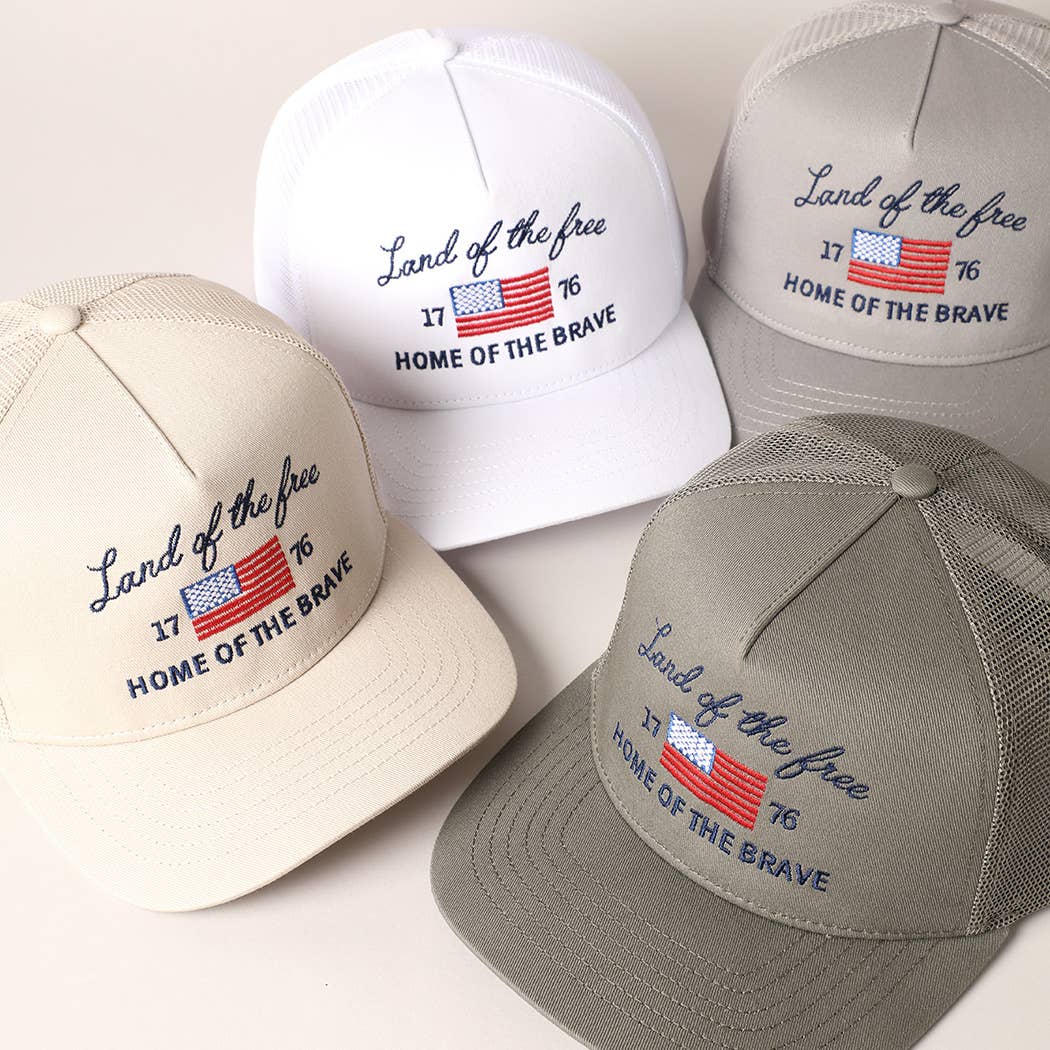 Land Of The Free Embroidery