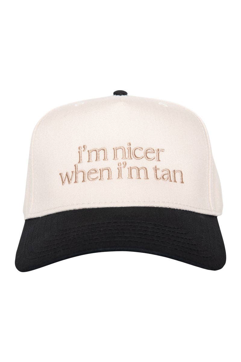 I'm Nicer When I'm Tan Trucker Hat