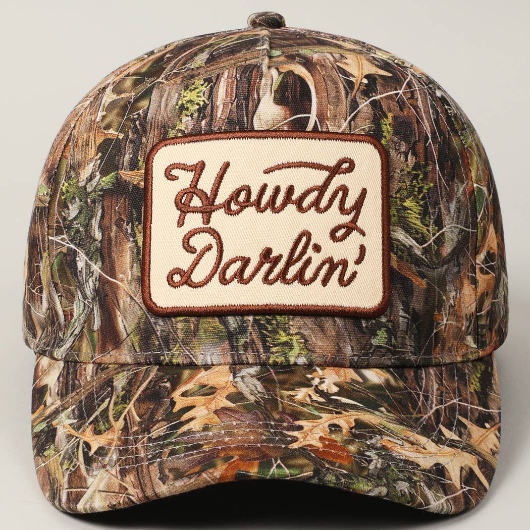 Howdy Darlin' Trucker Hat Camo