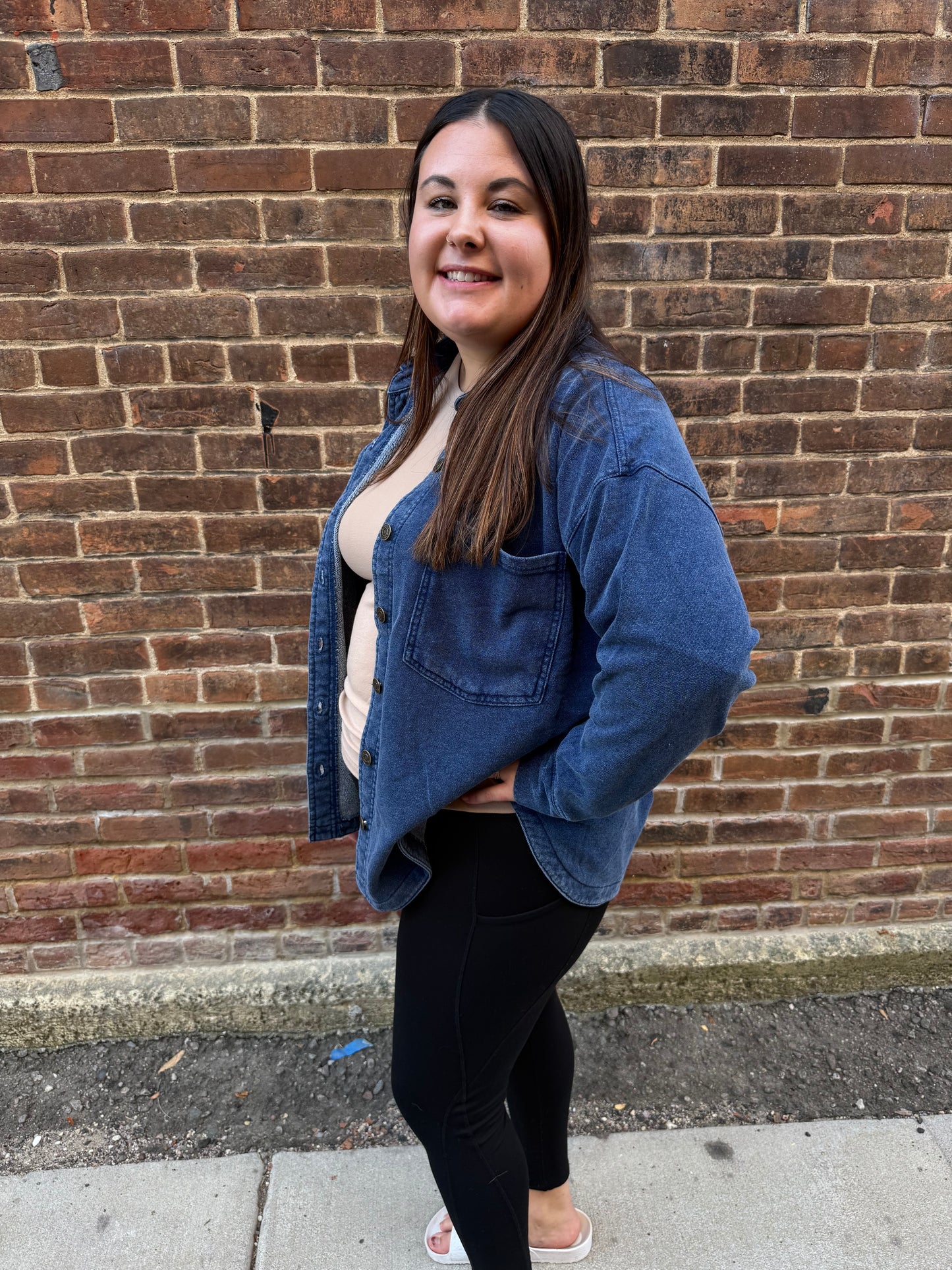 All Day Knit Denim Jacket Indigo