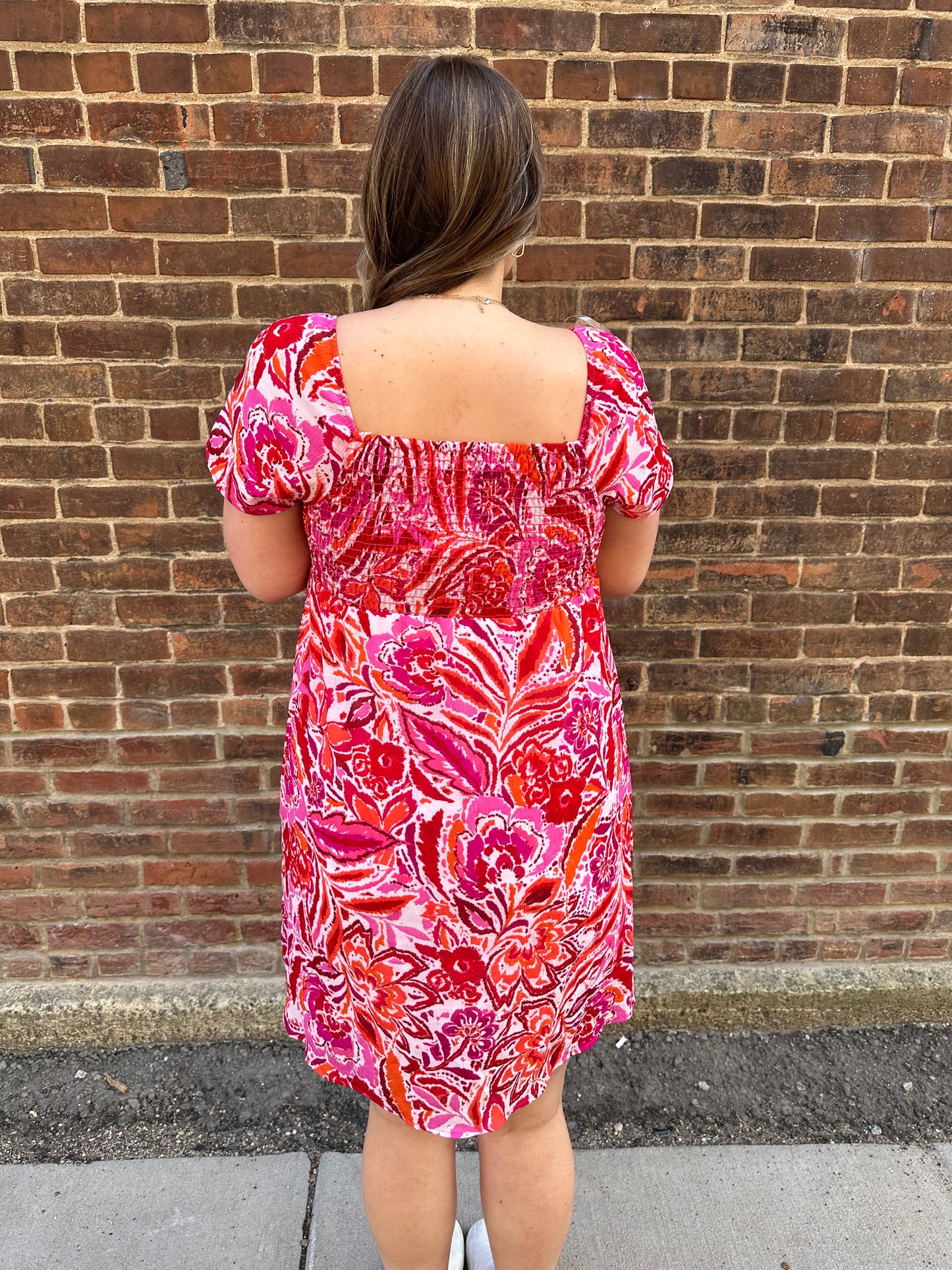Elle Square Neck Dress