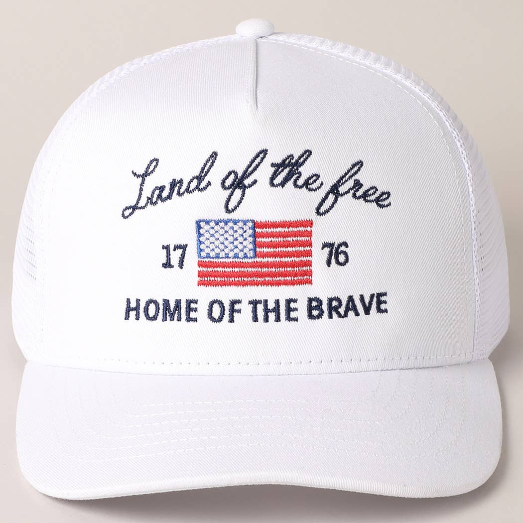 Land Of The Free Embroidery