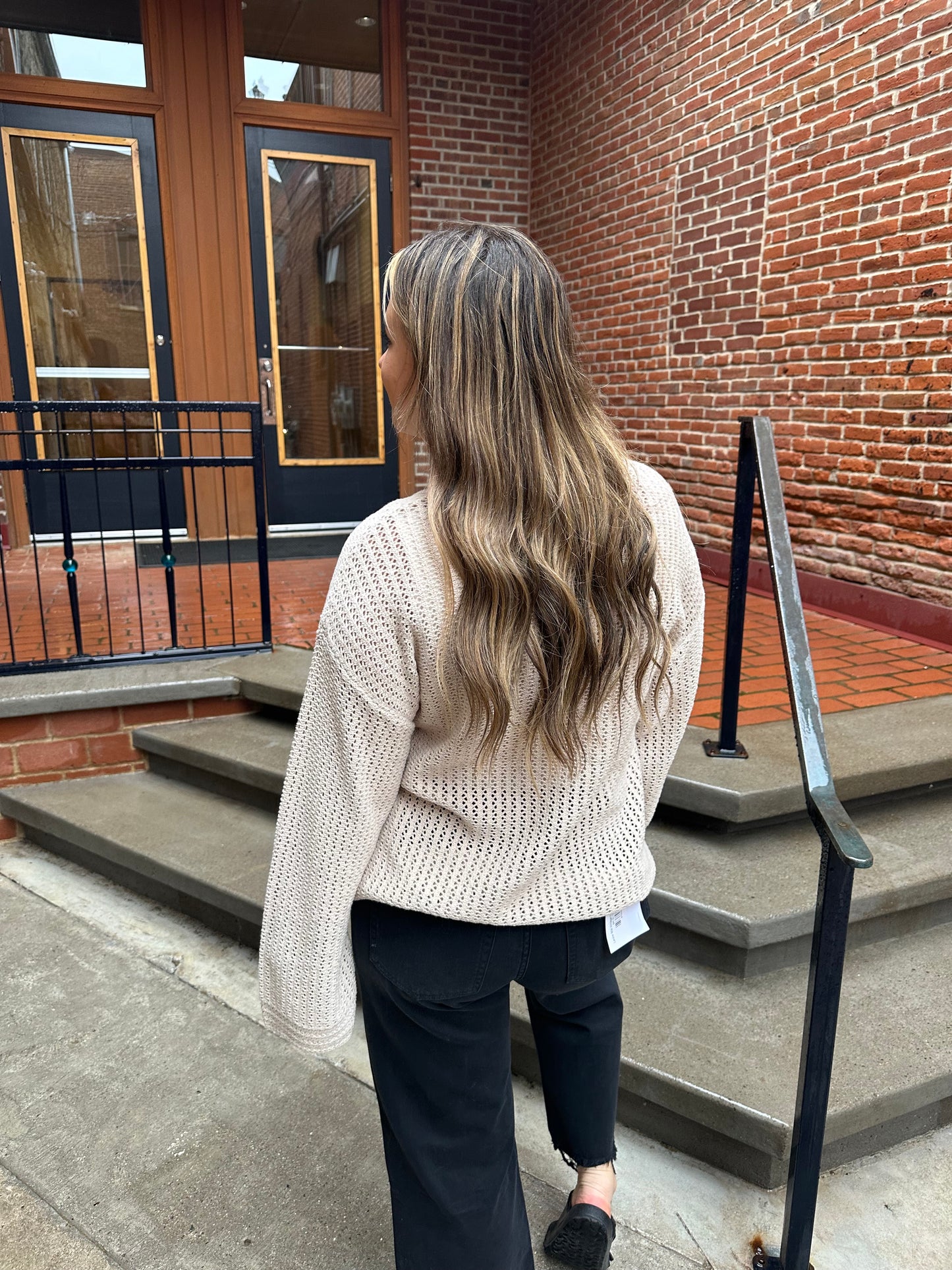 Kiami Crochet Sweater in Natural Z Supply