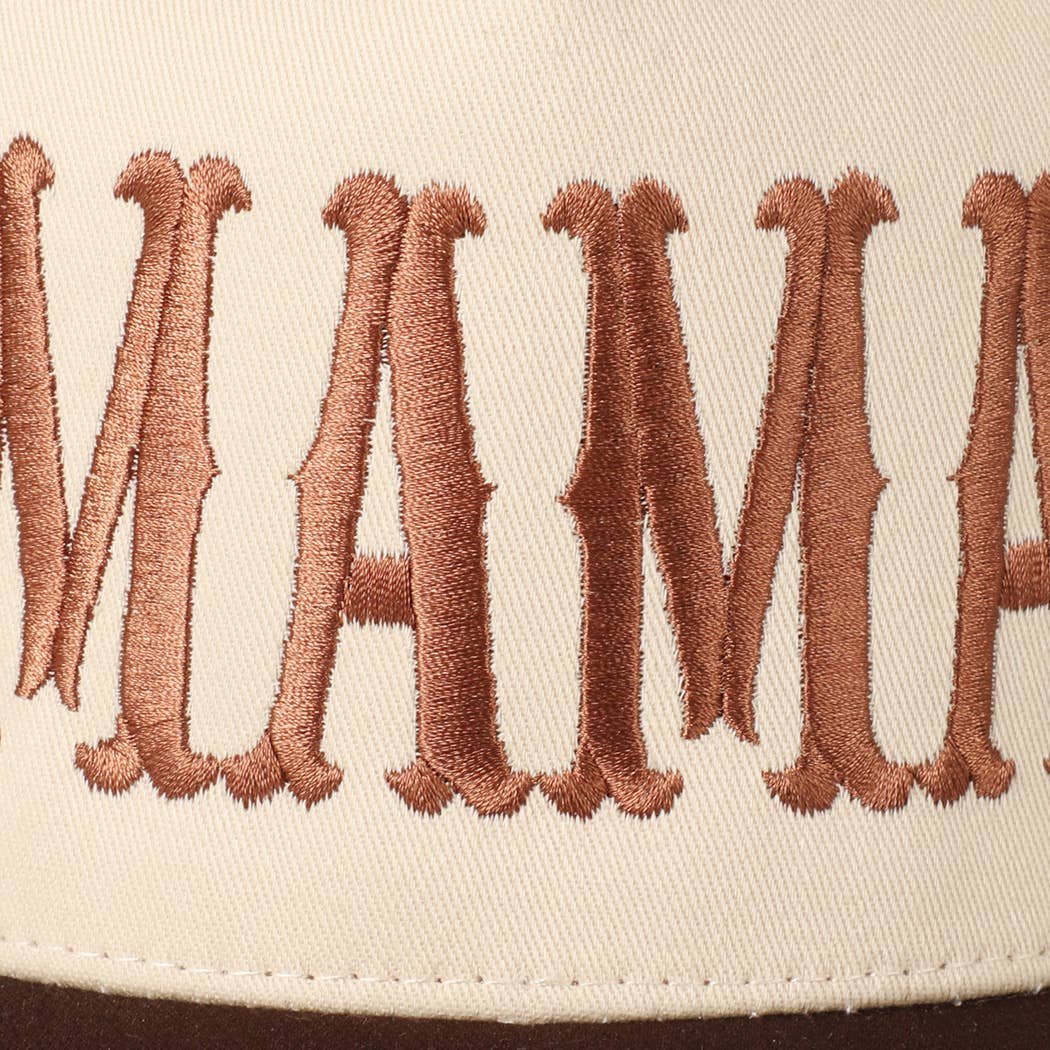 MAMA Trucker Hat in Brown