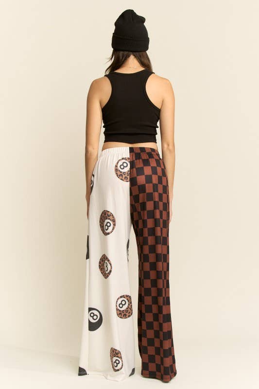 Jessie 8-Ball Checkered Pants