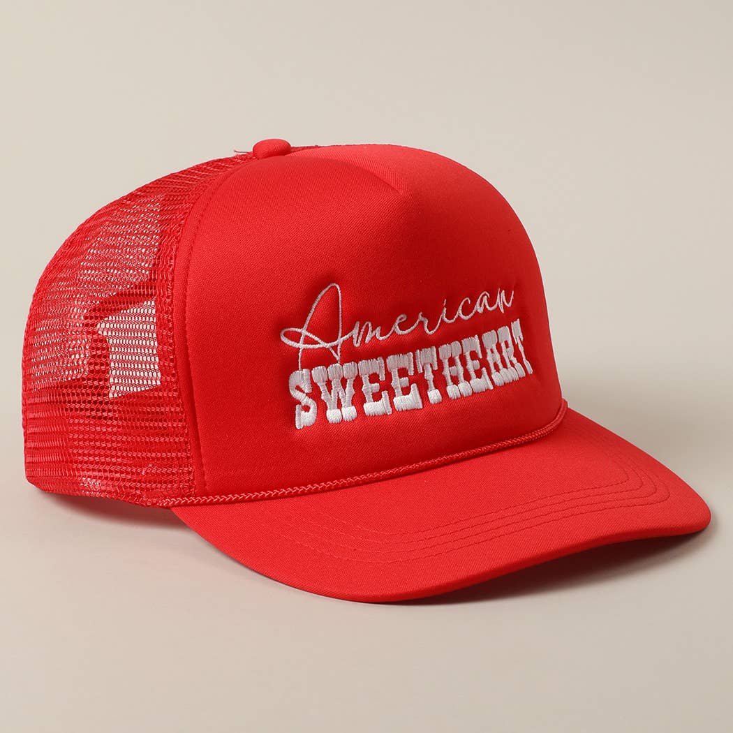 American Sweetheart Trucker Hat