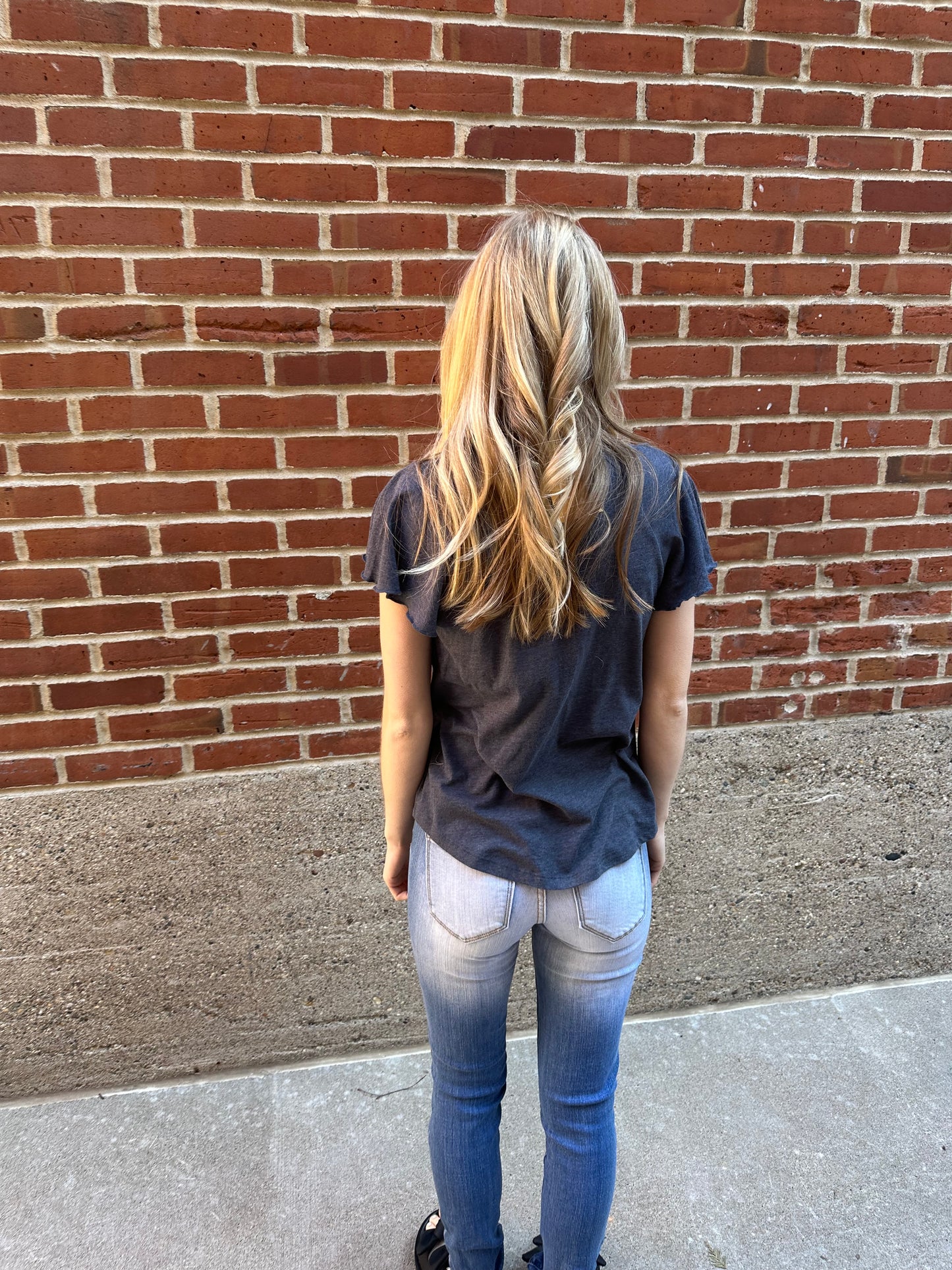 Abby Flutter Tee in SuperNova