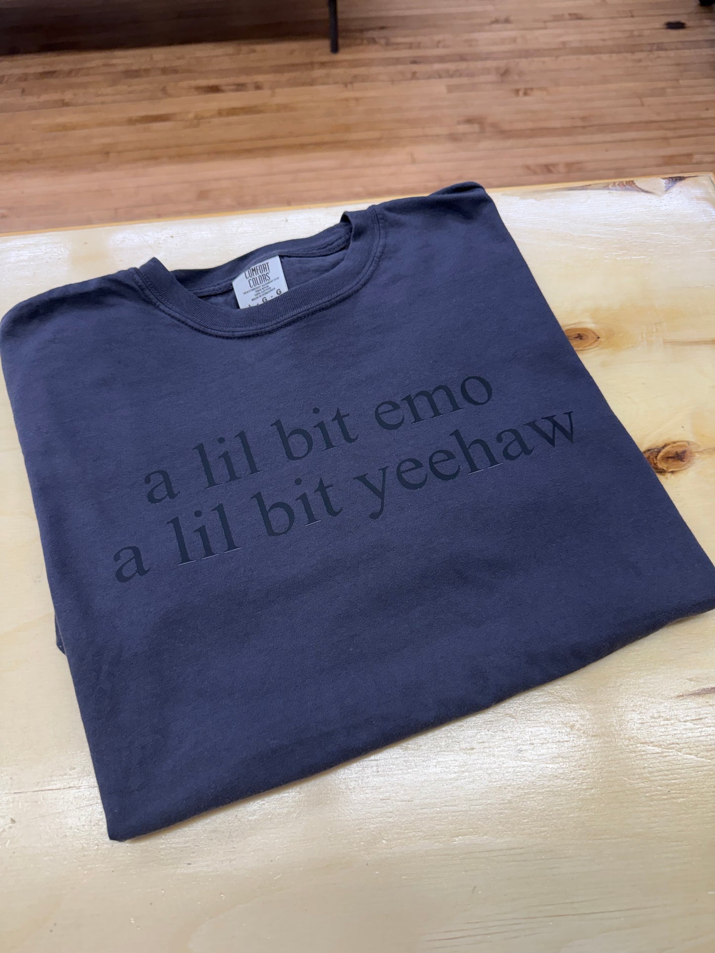 a lil bit emo a lil bit yeehaw tee
