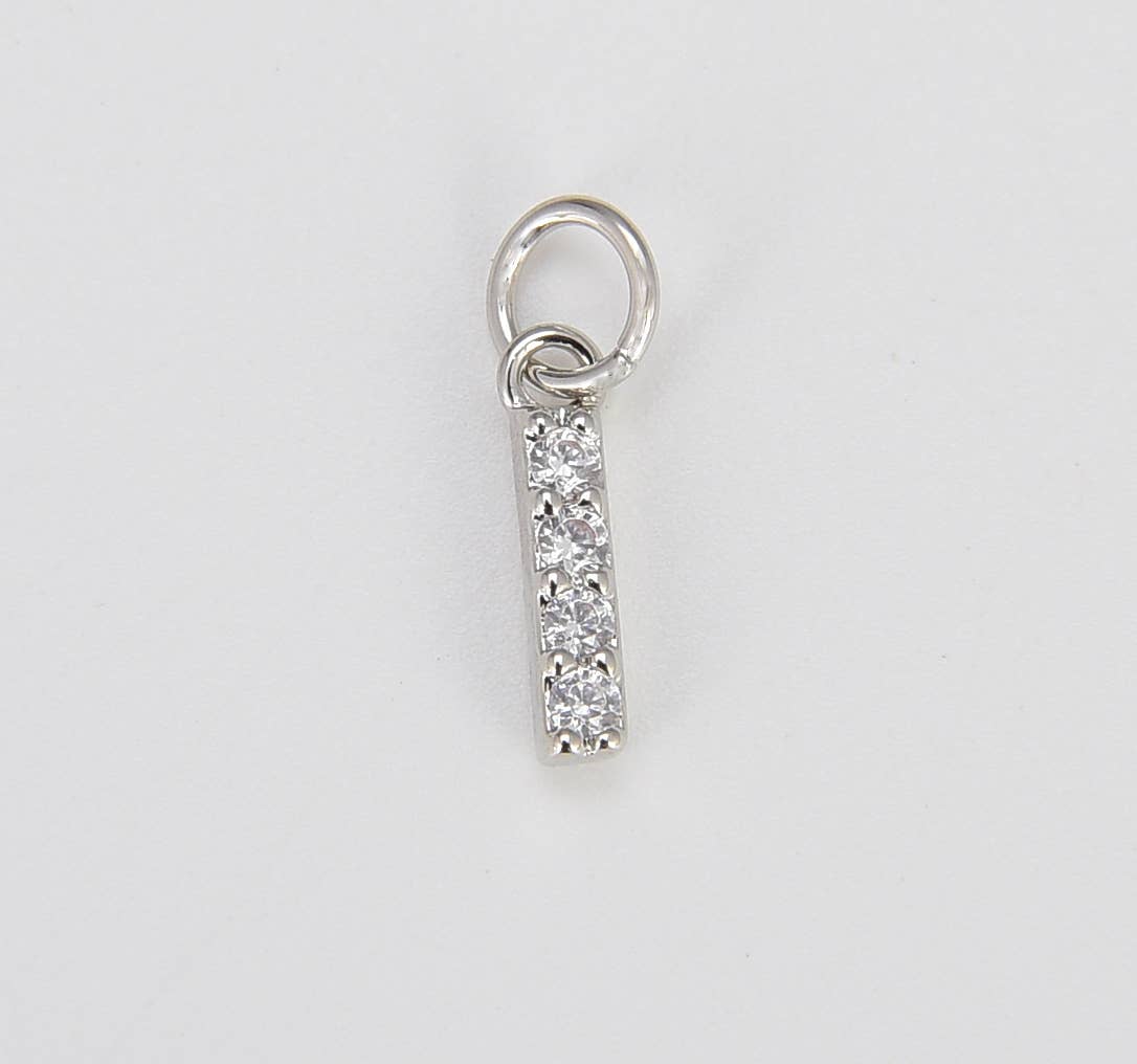 Silver Initial Charms A-Z